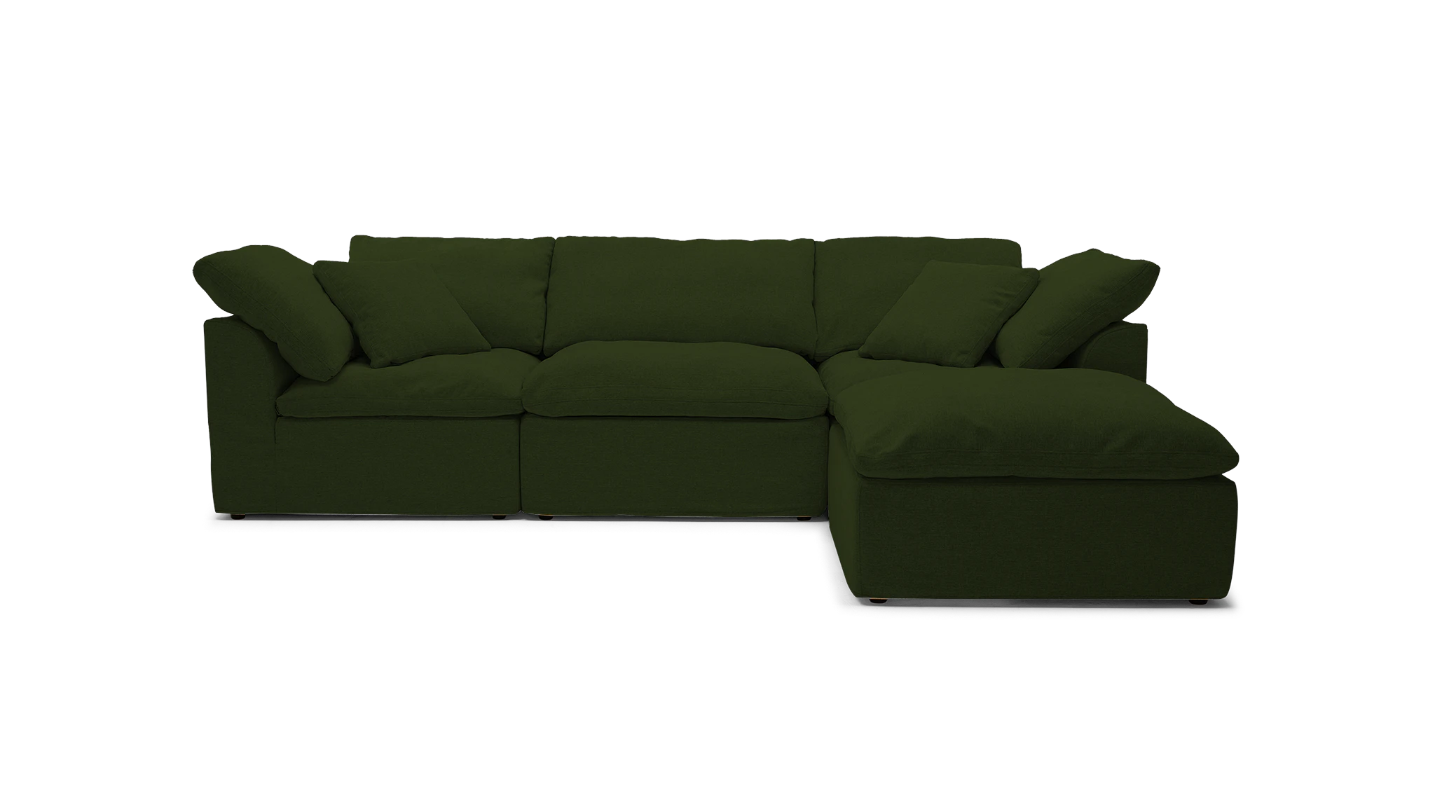 bryant slipcovered modular sectional royale forest