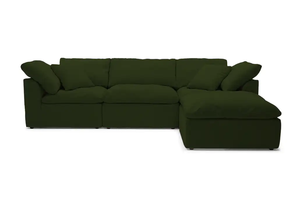 bryant slipcovered modular sectional royale forest