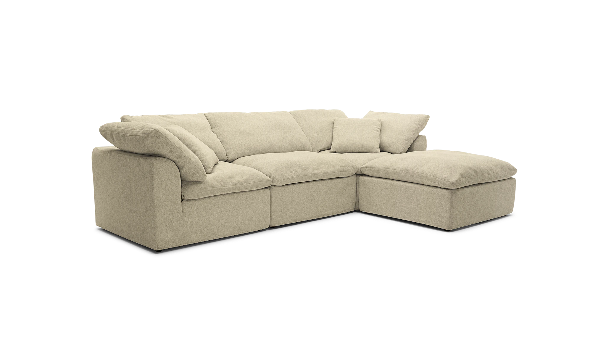 bryant slipcovered modular sectional royale sand