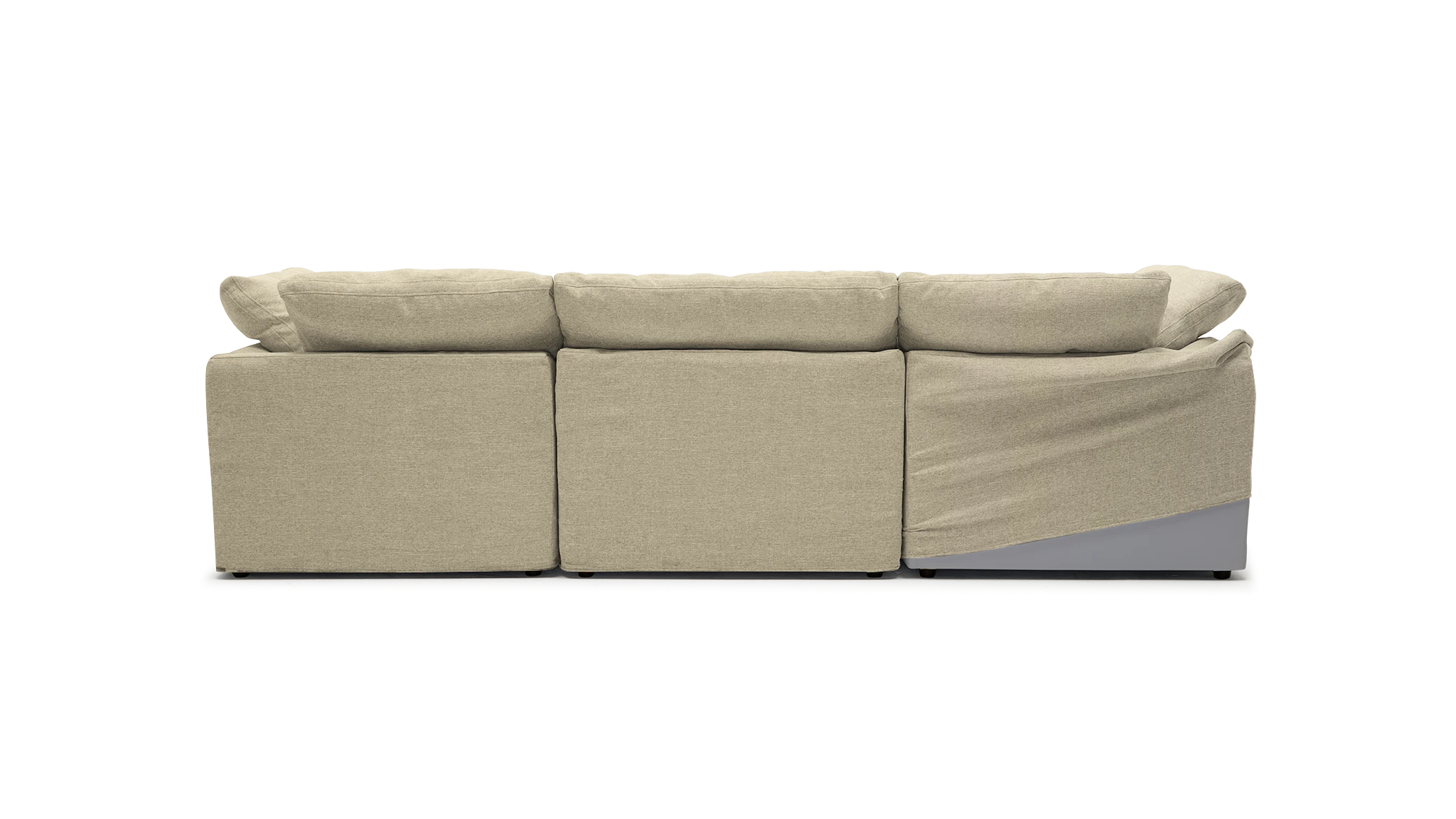 bryant slipcovered modular sectional royale sand