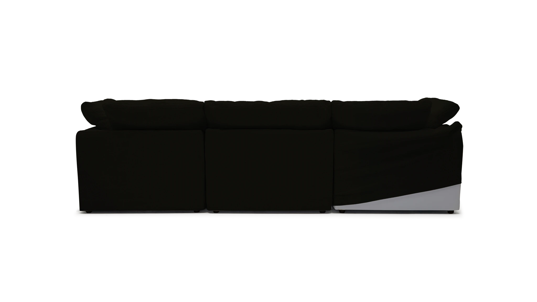 bryant slipcovered modular sectional milo onyx