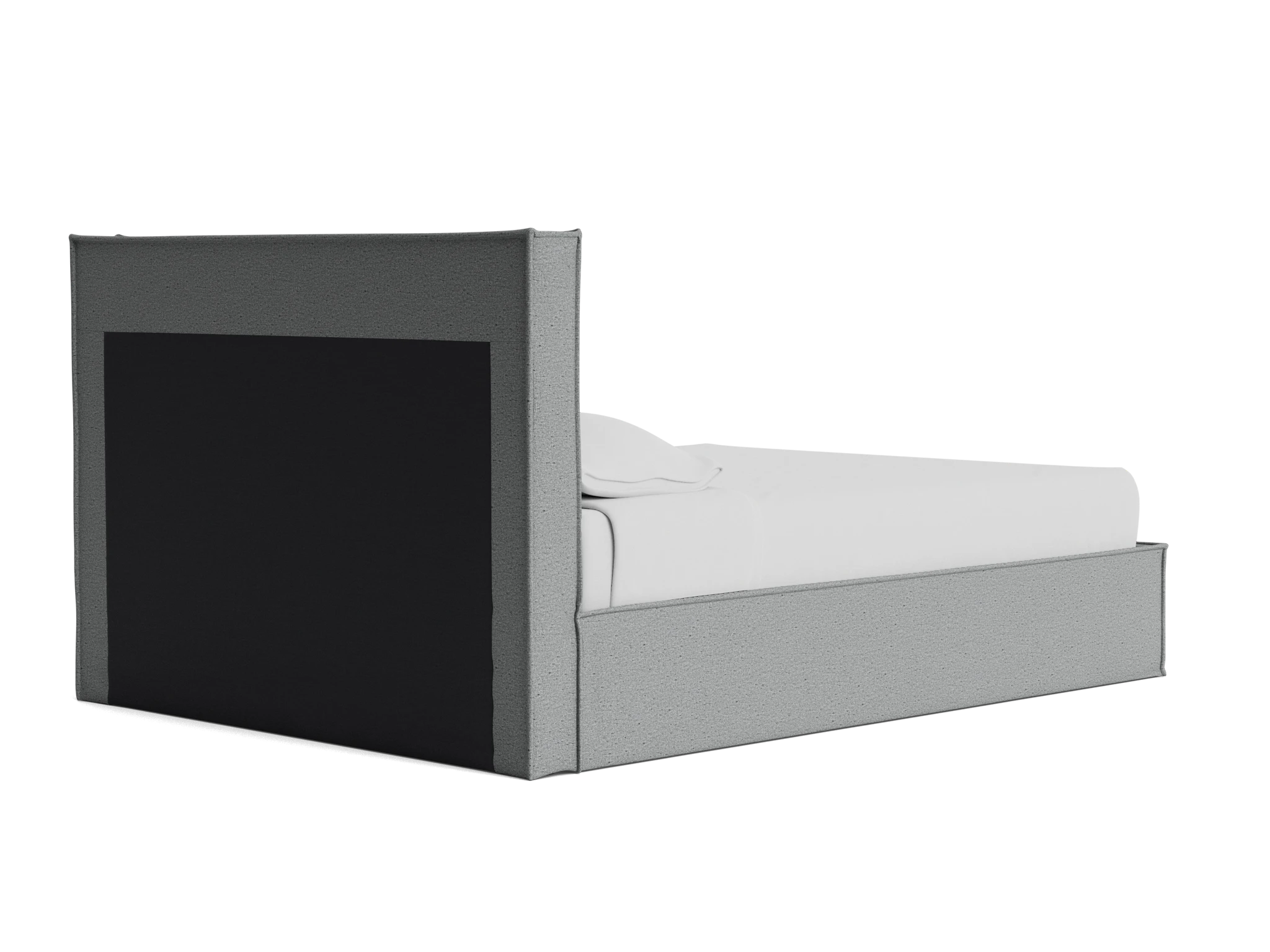 evette slipcovered bed essence ash