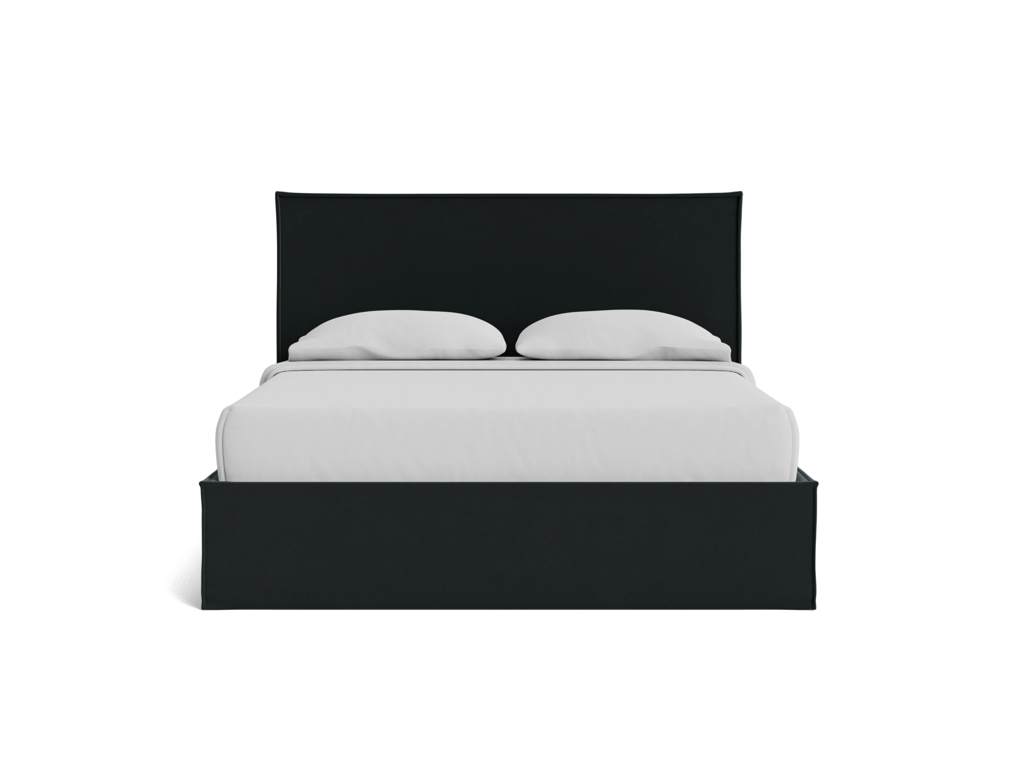 evette slipcovered bed royale gunmetal