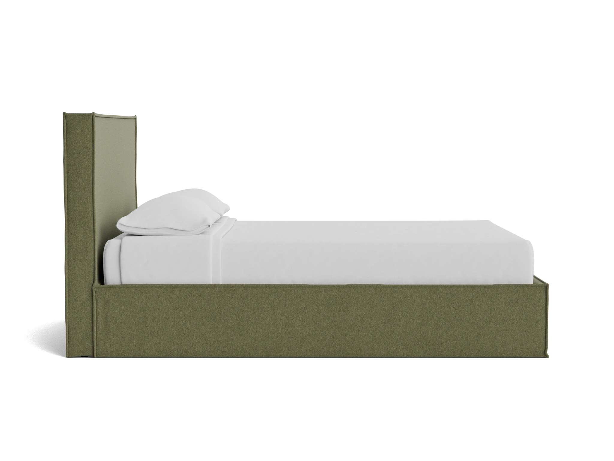 evette slipcovered bed faithful olive