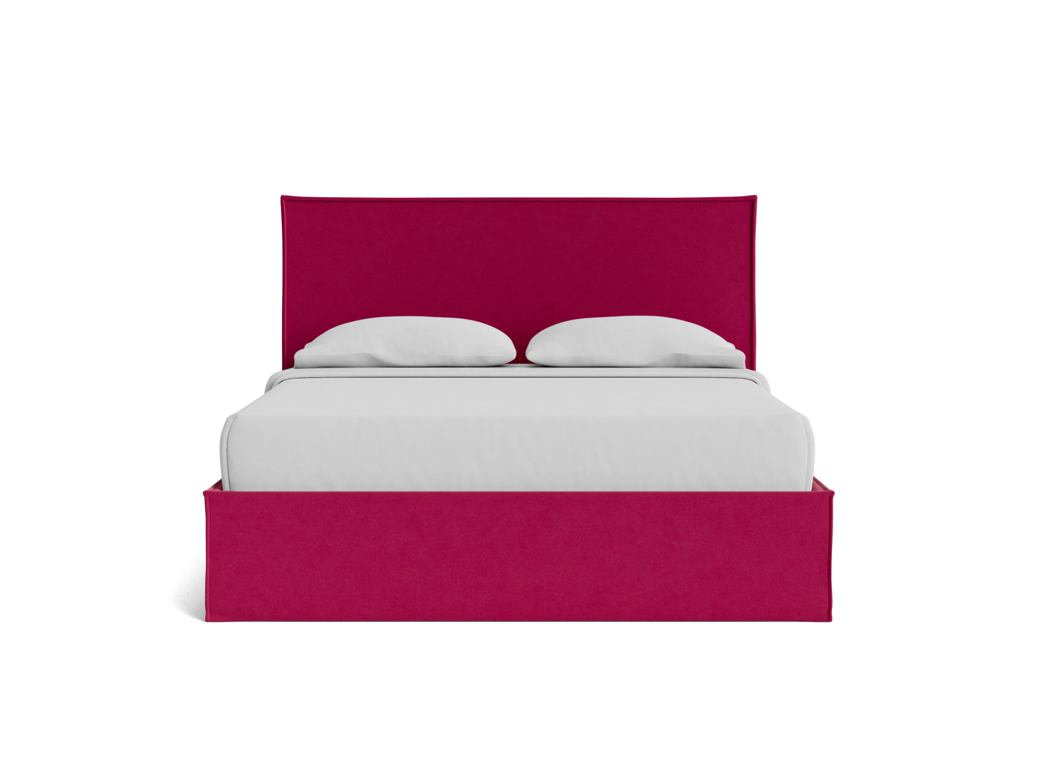 evette slipcovered bed royale berry