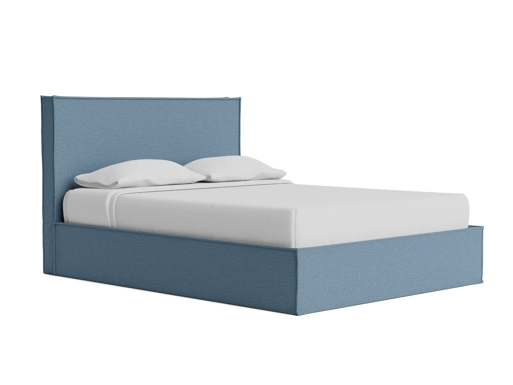 evette bed slipcover milo french blue