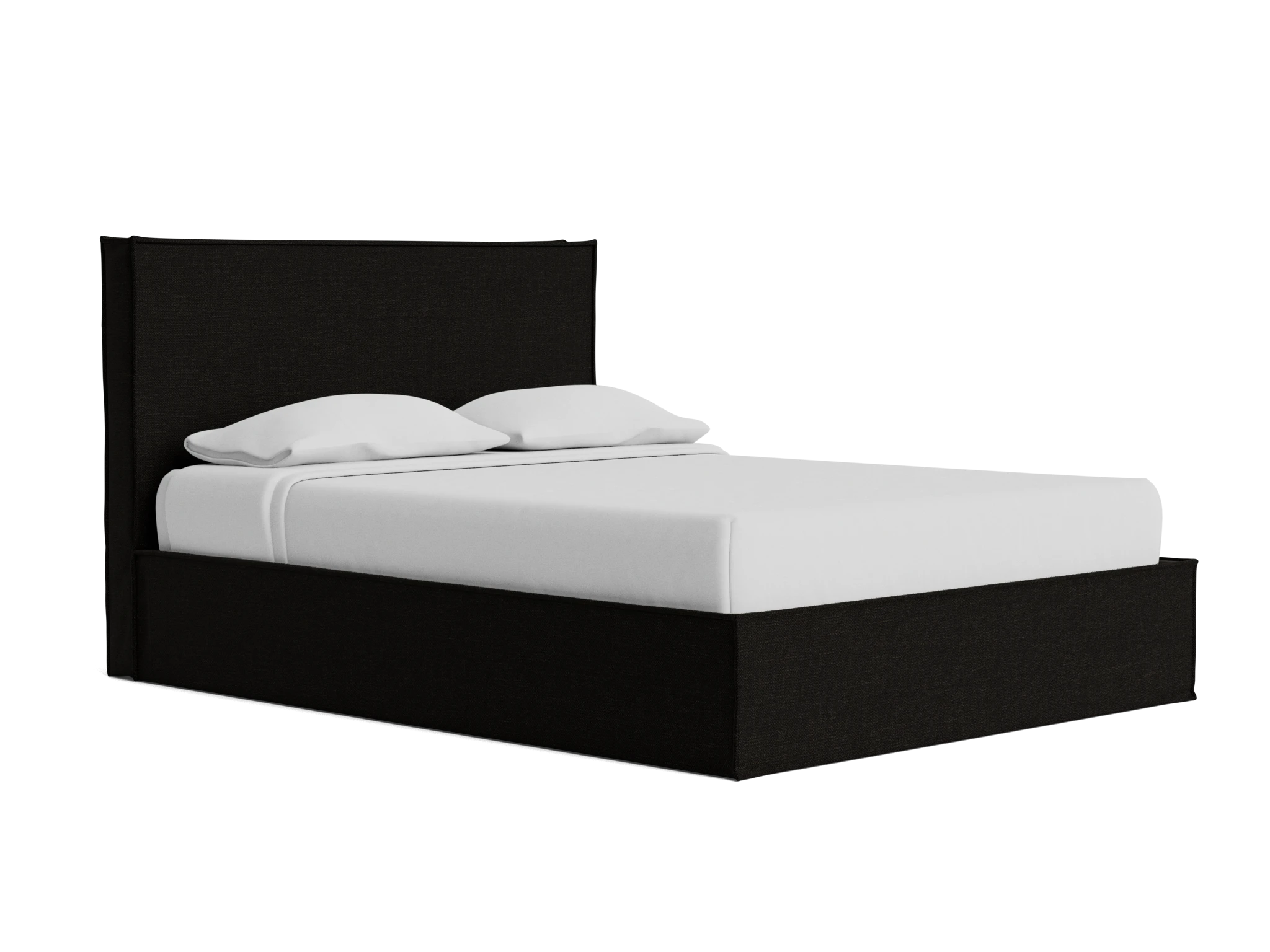 evette bed slipcover milo onyx