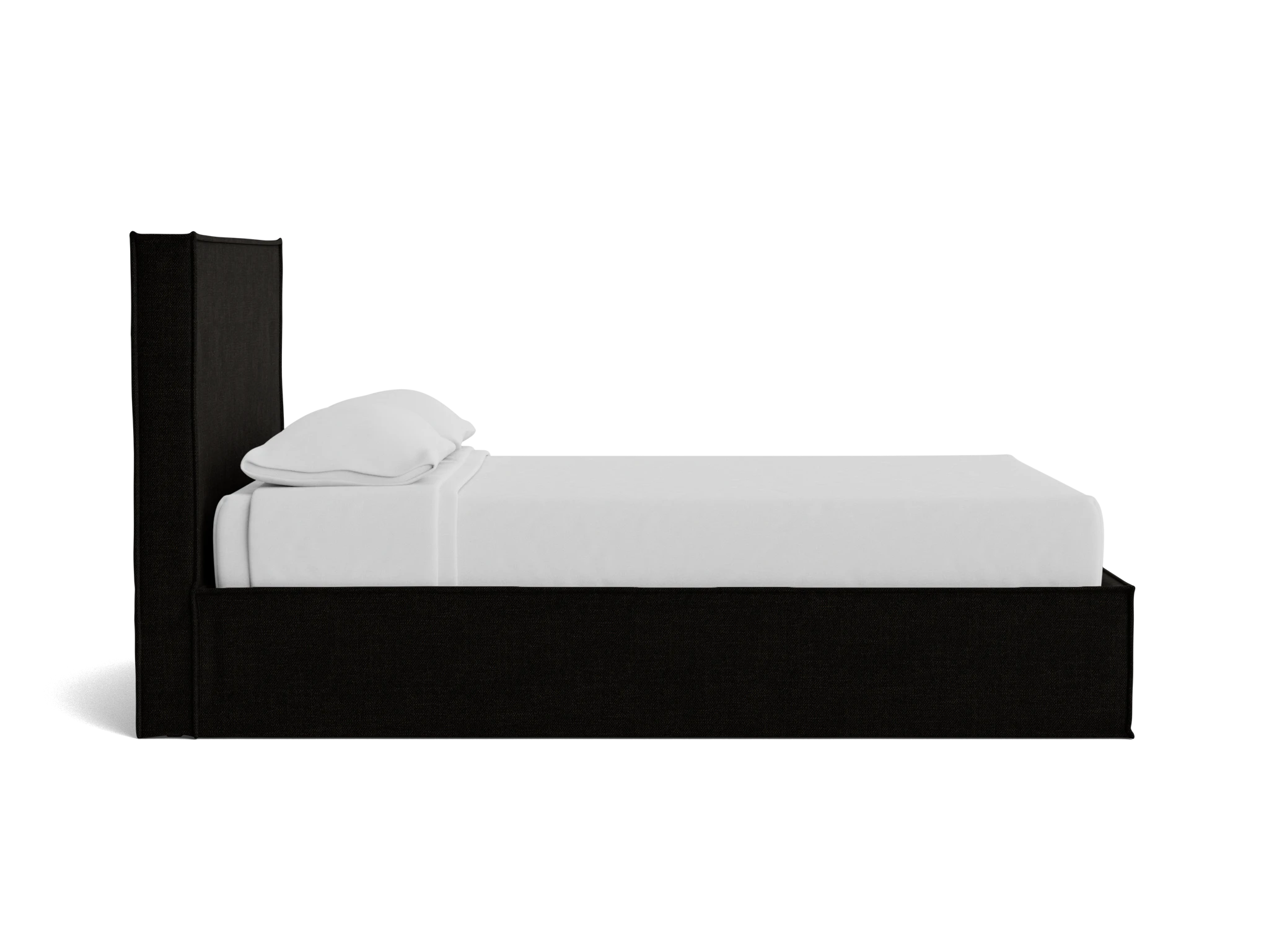 evette bed slipcover milo onyx