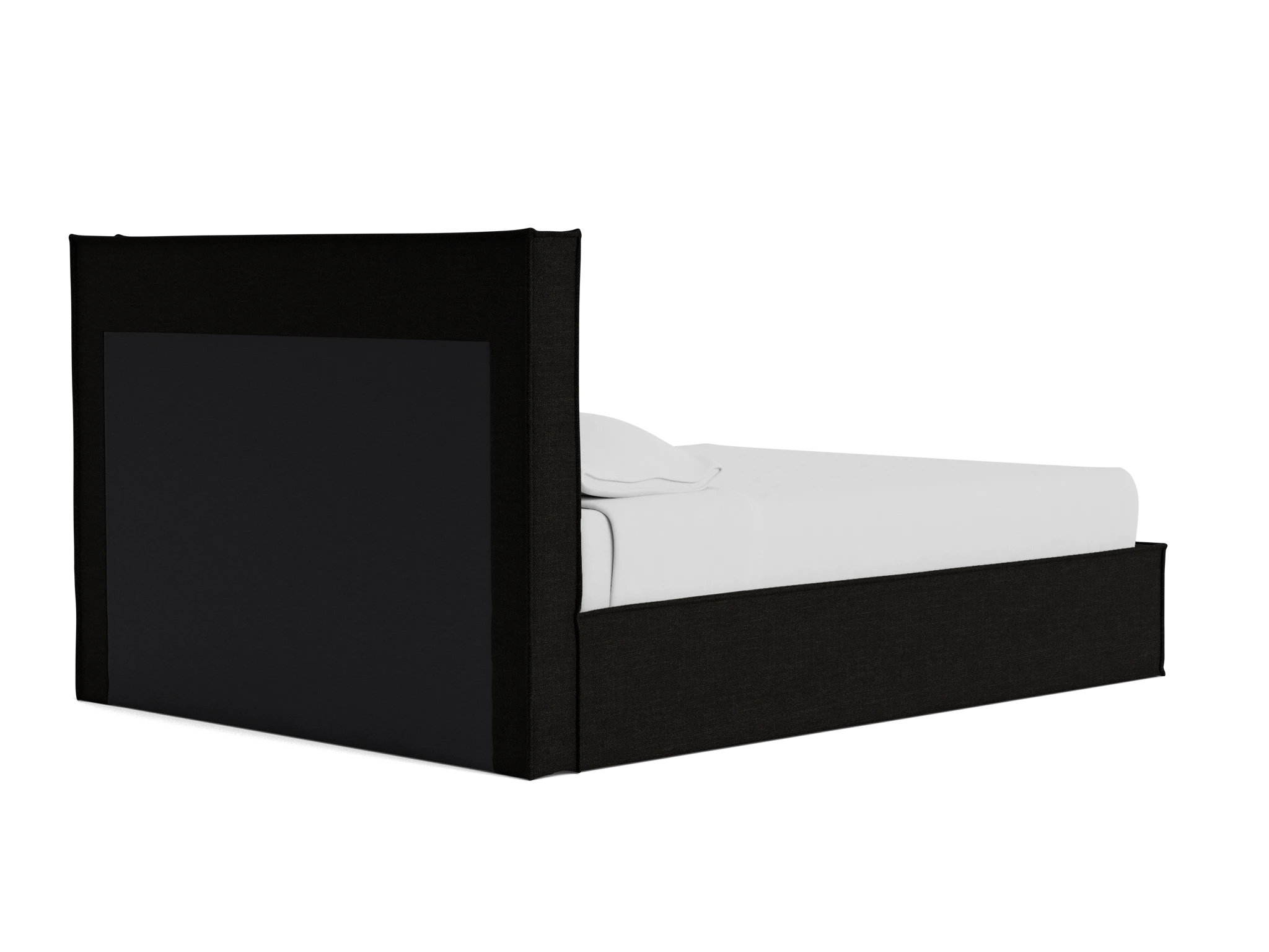 evette bed slipcover milo onyx