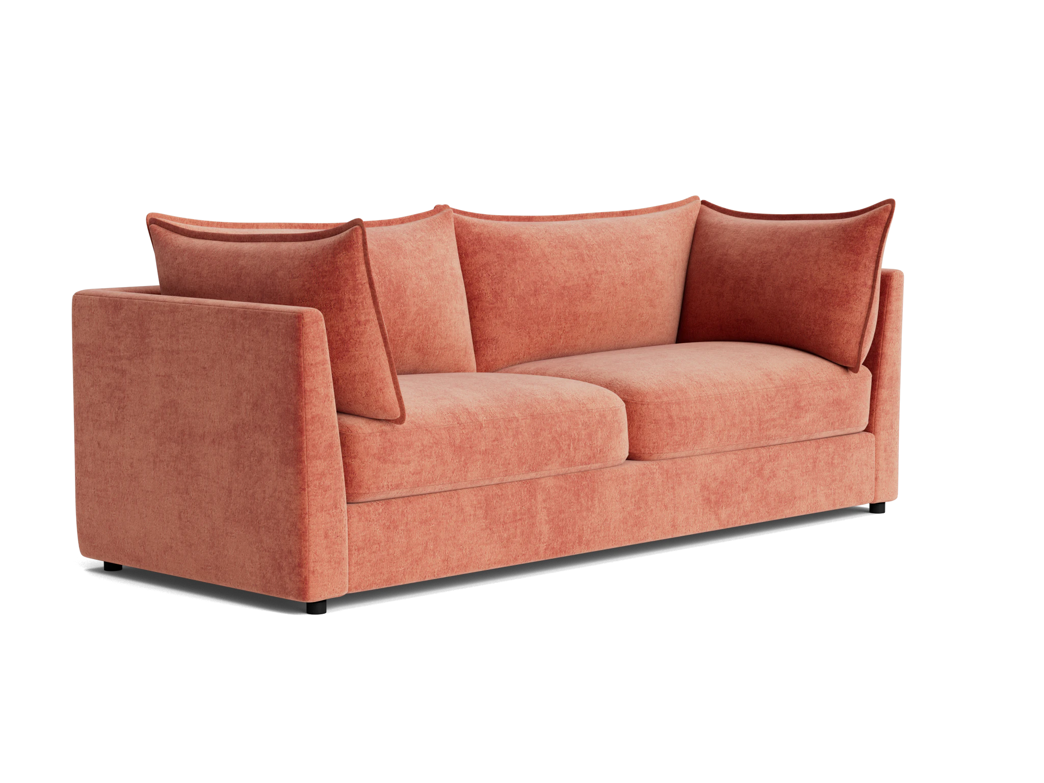 wilder sofa plush terra rose