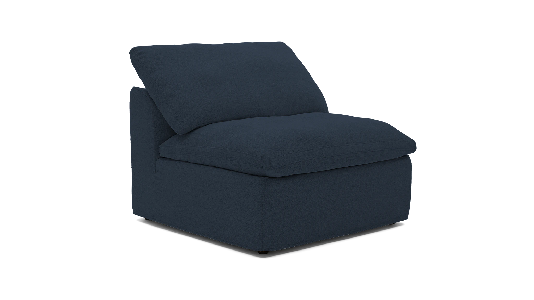 bryant armless chair slipcover faithful indigo