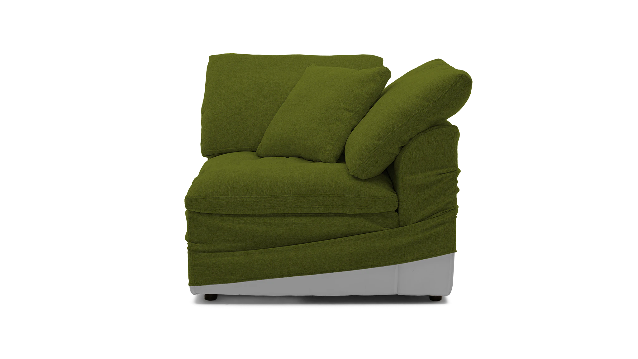 bryant corner chair slipcover royale apple