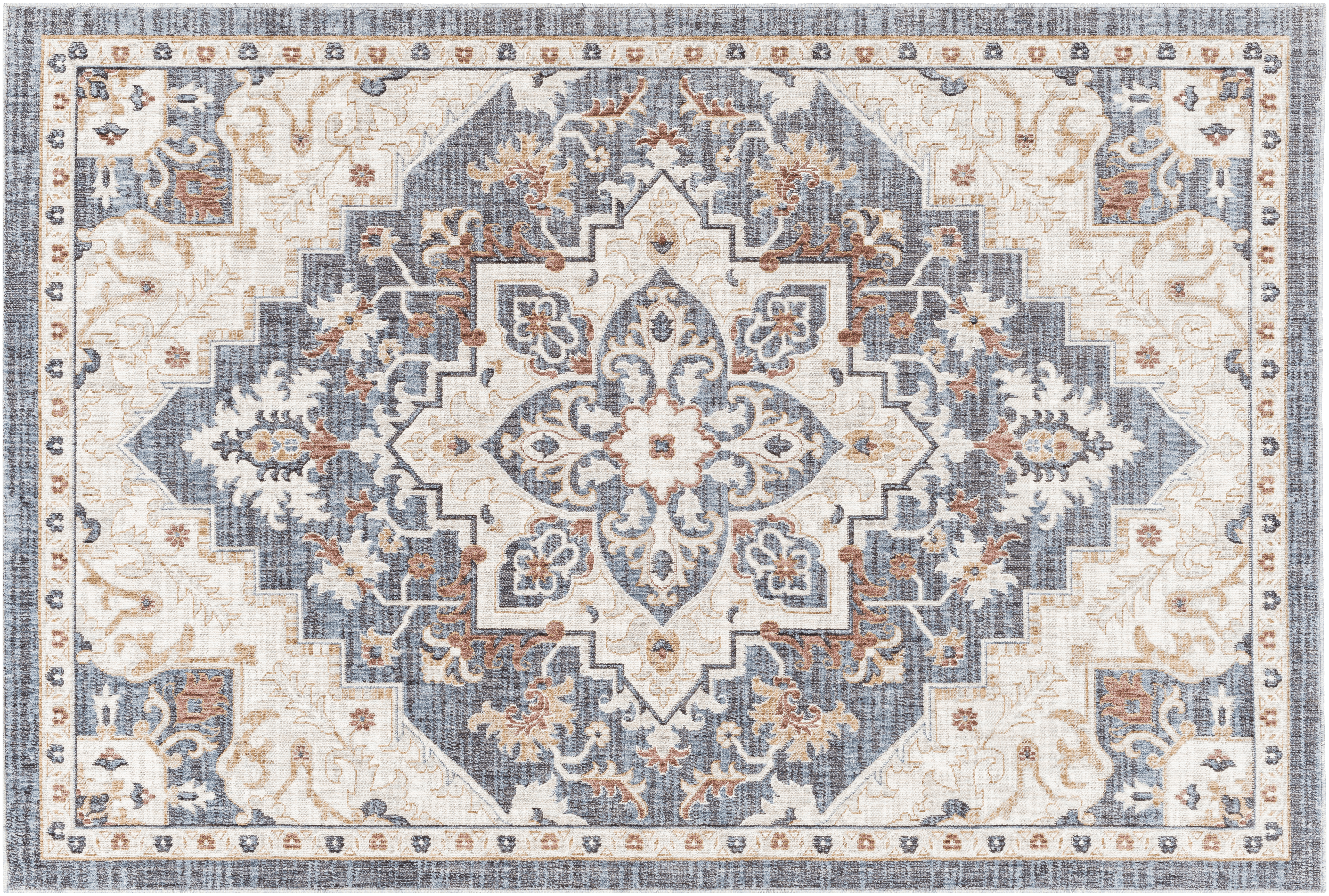 slate blue lola rug