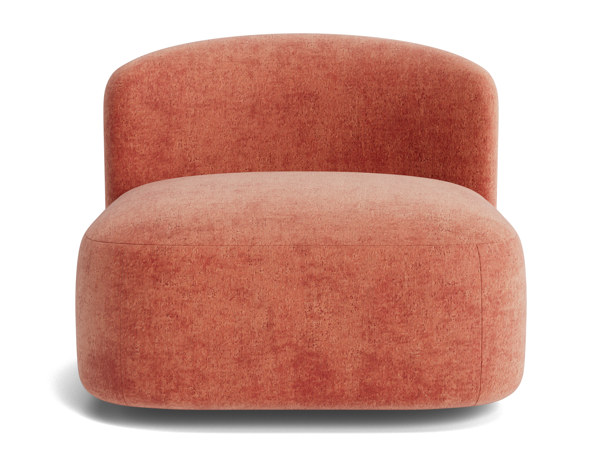 severn swivel chair plush terra rose