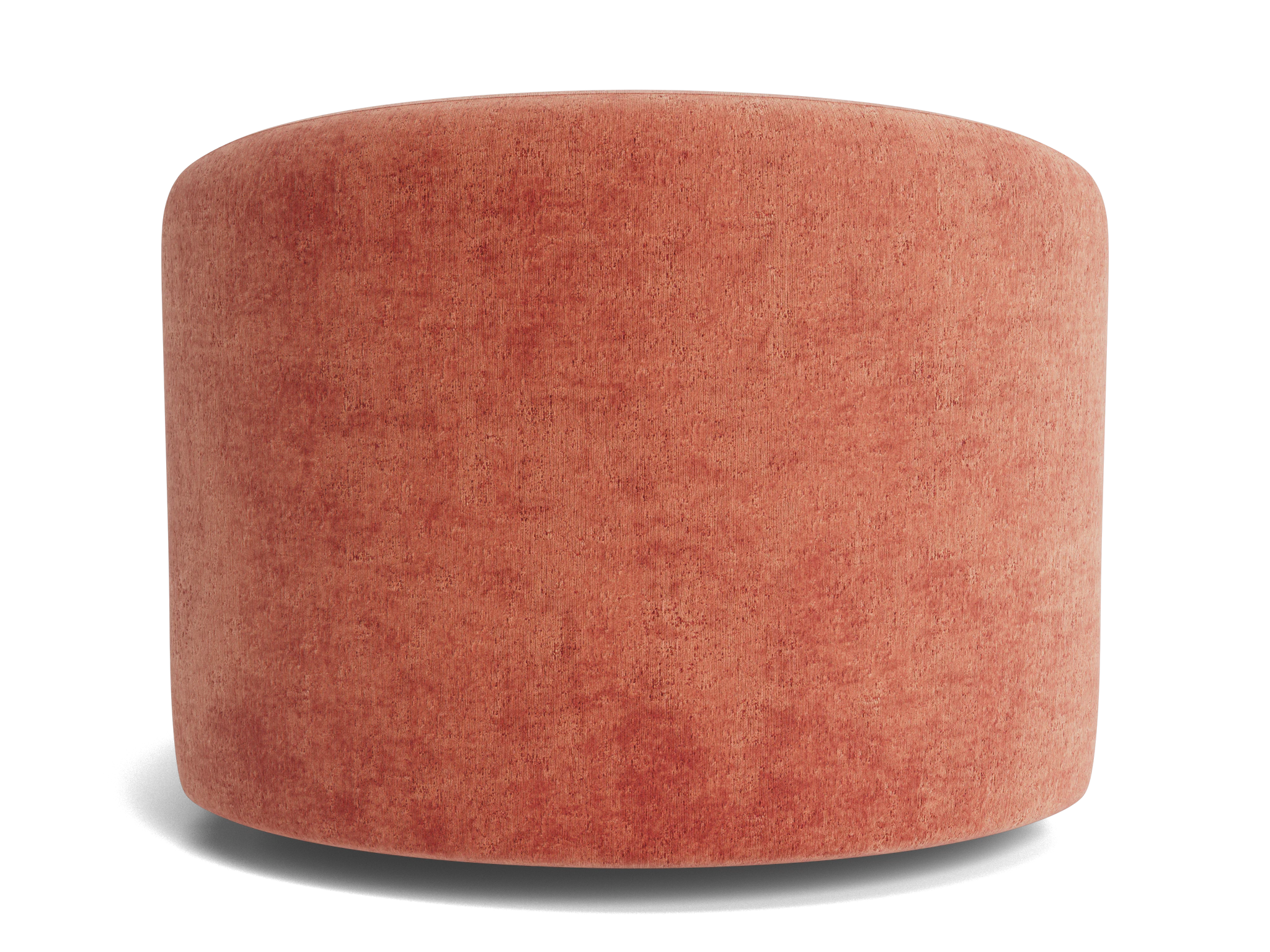 severn swivel chair plush terra rose