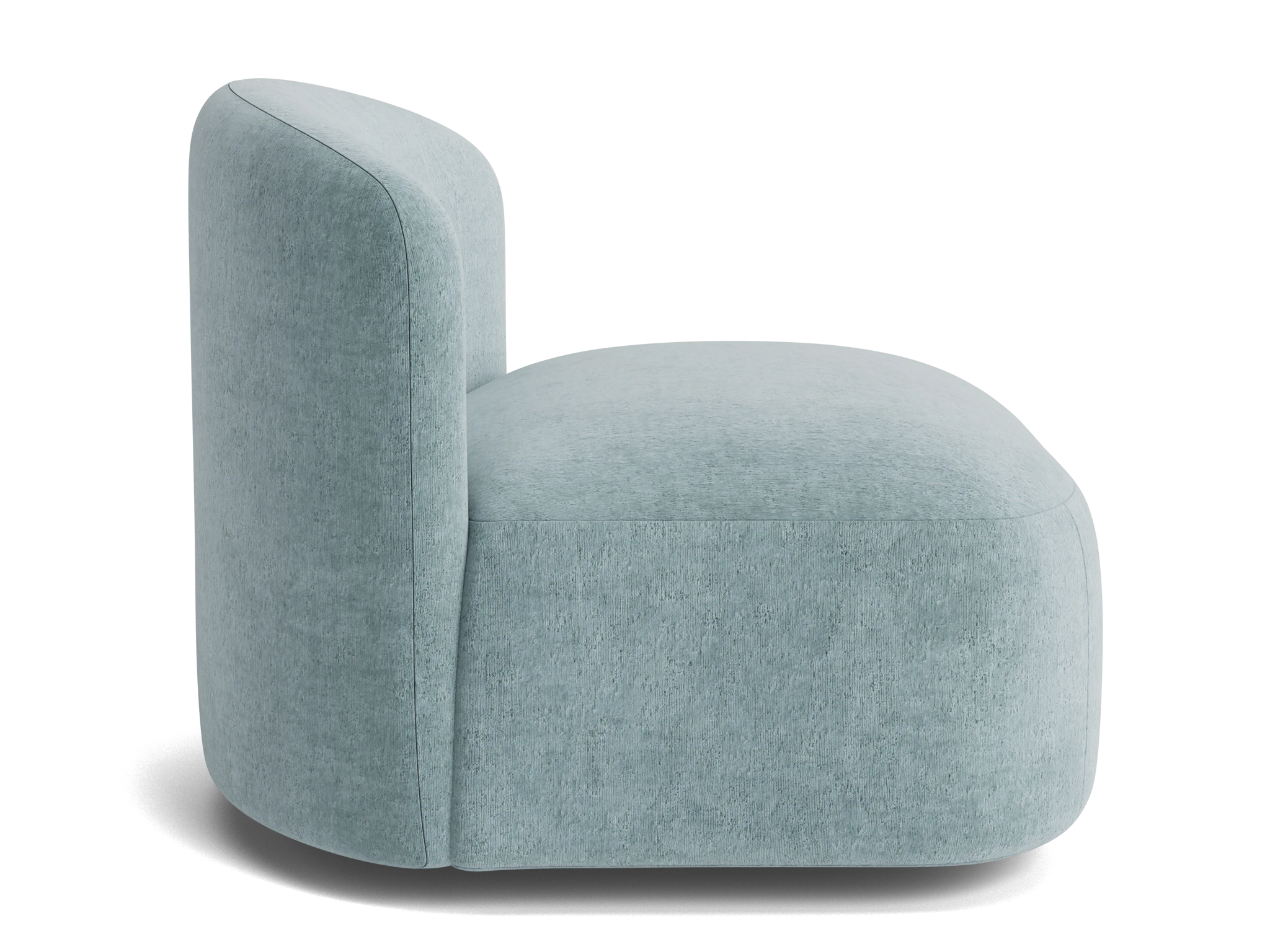 severn swivel chair plush mist