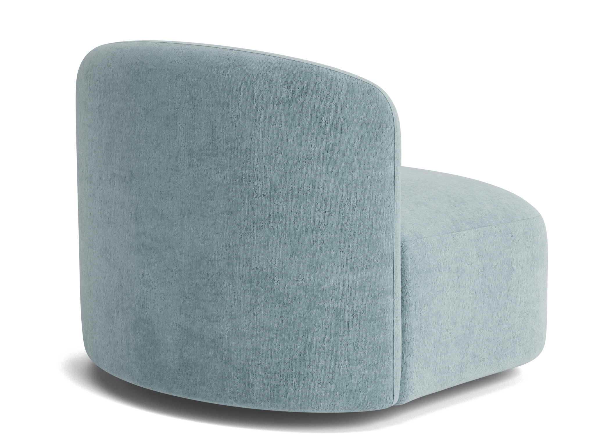 severn swivel chair plush mist