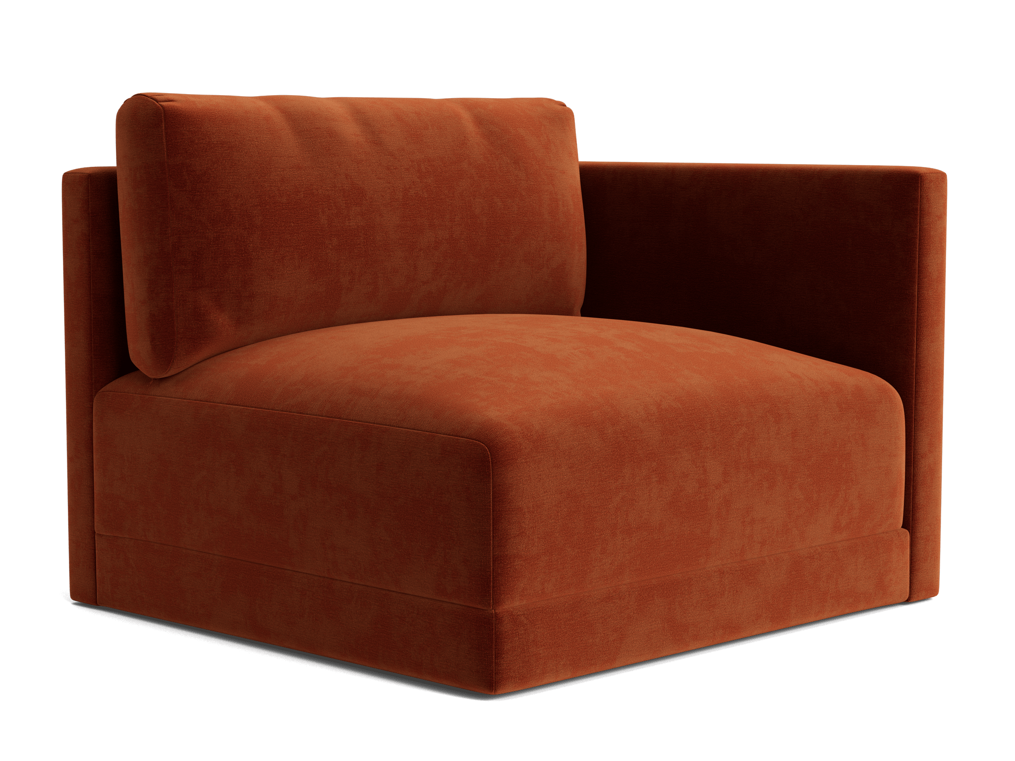 maurice single arm chair harper cinnamon