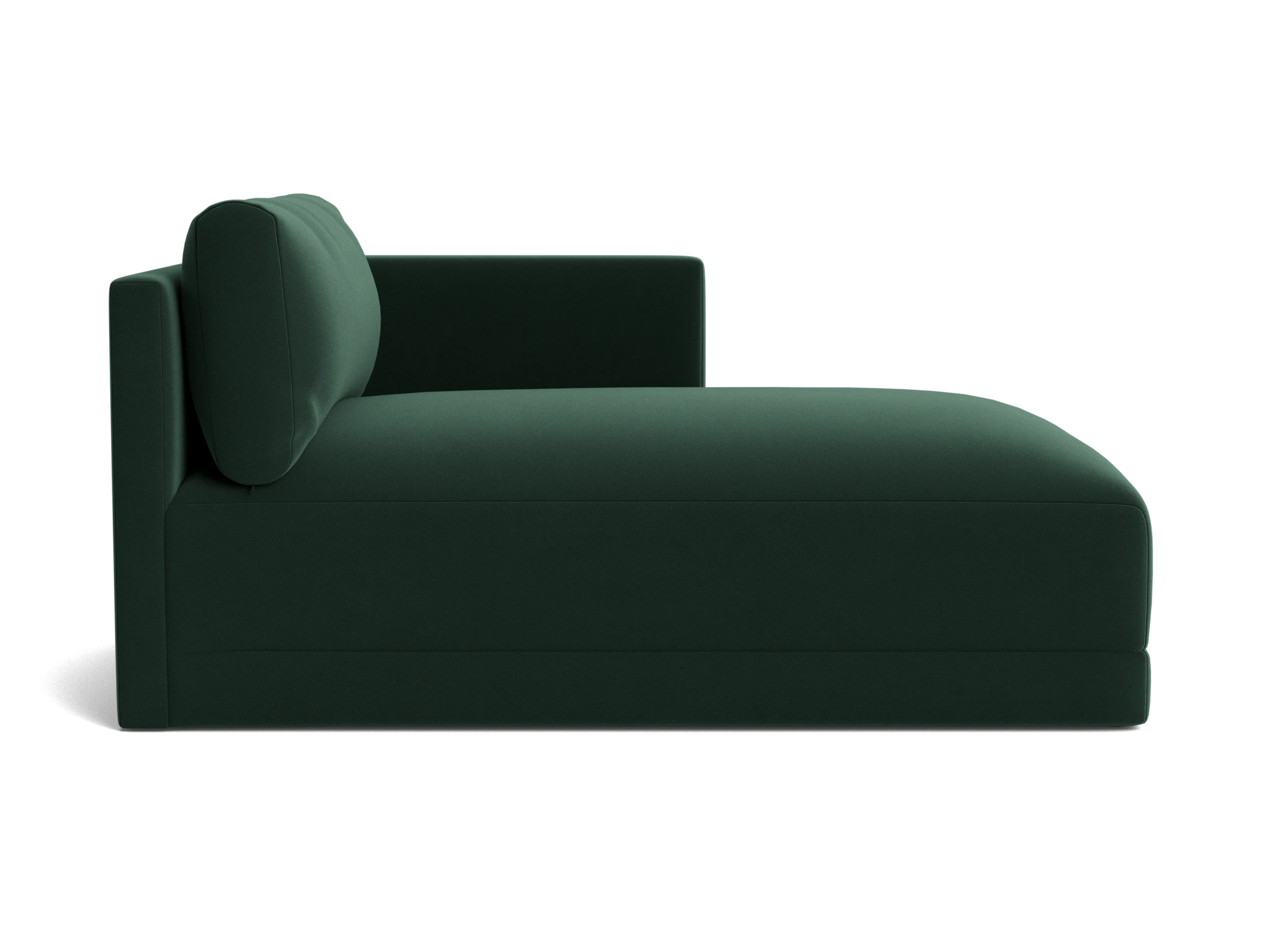 maurice single arm chaise royale evergreen