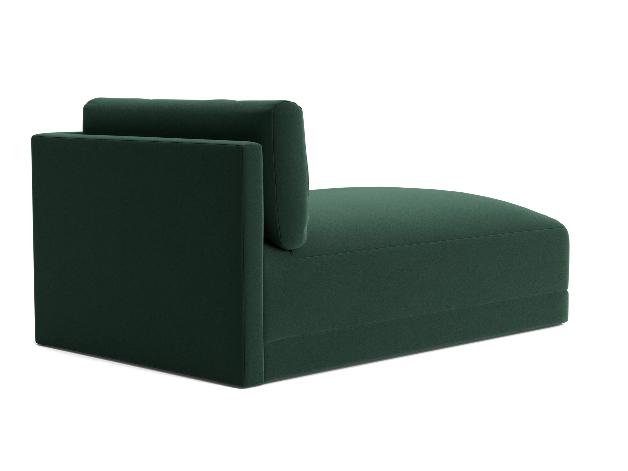 maurice single arm chaise royale evergreen