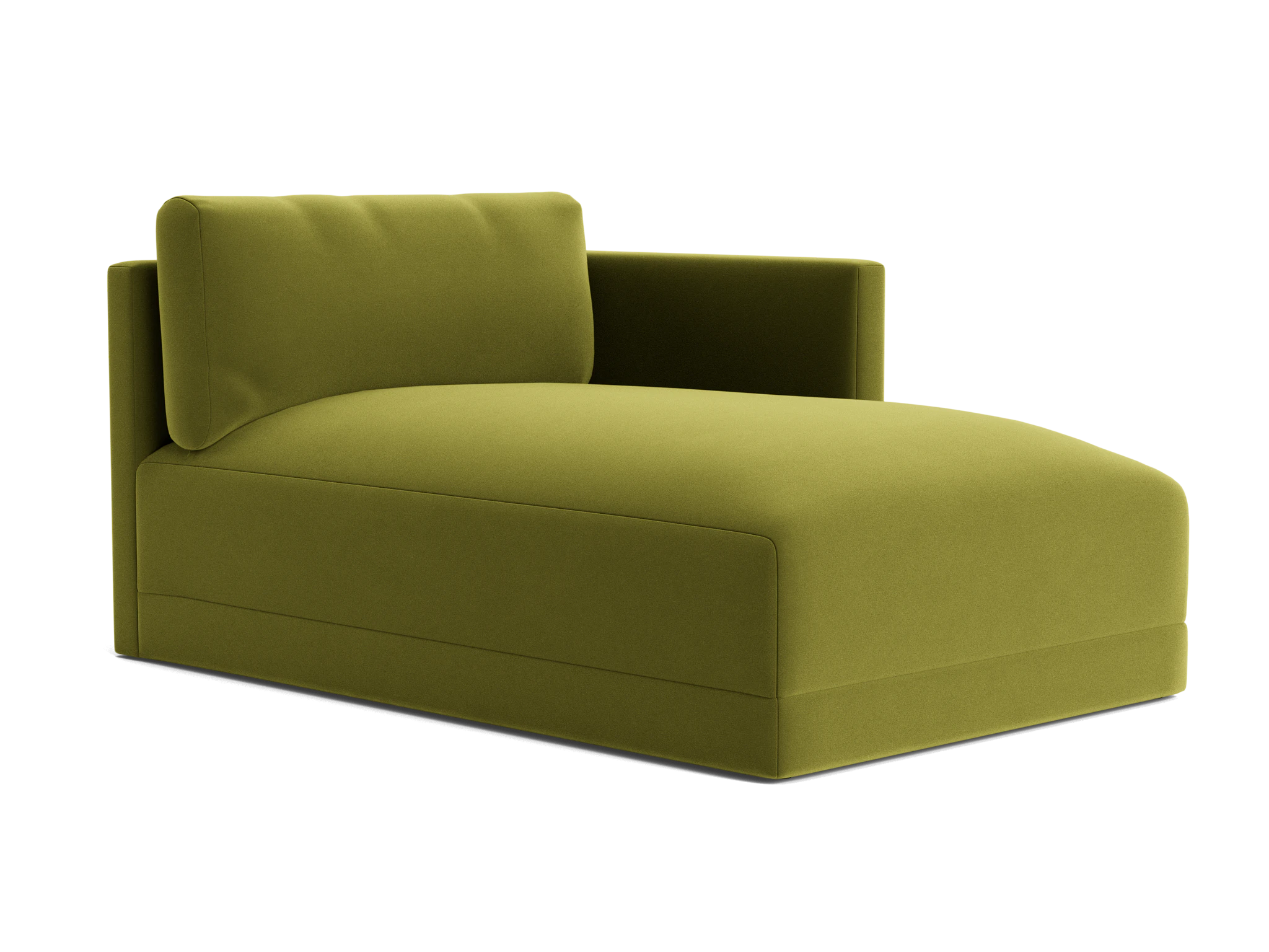 maurice single arm chaise royale apple