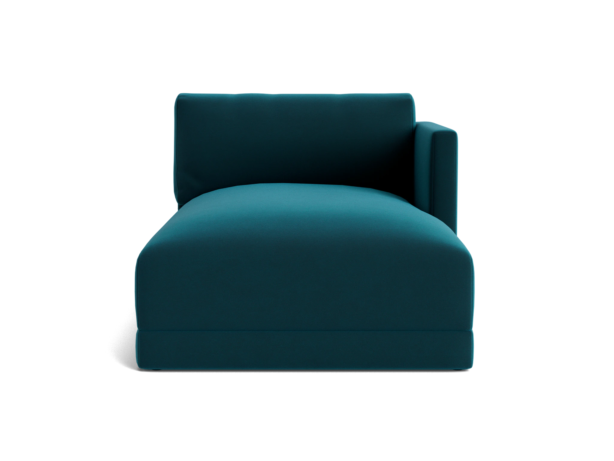 maurice single arm chaise royale peacock