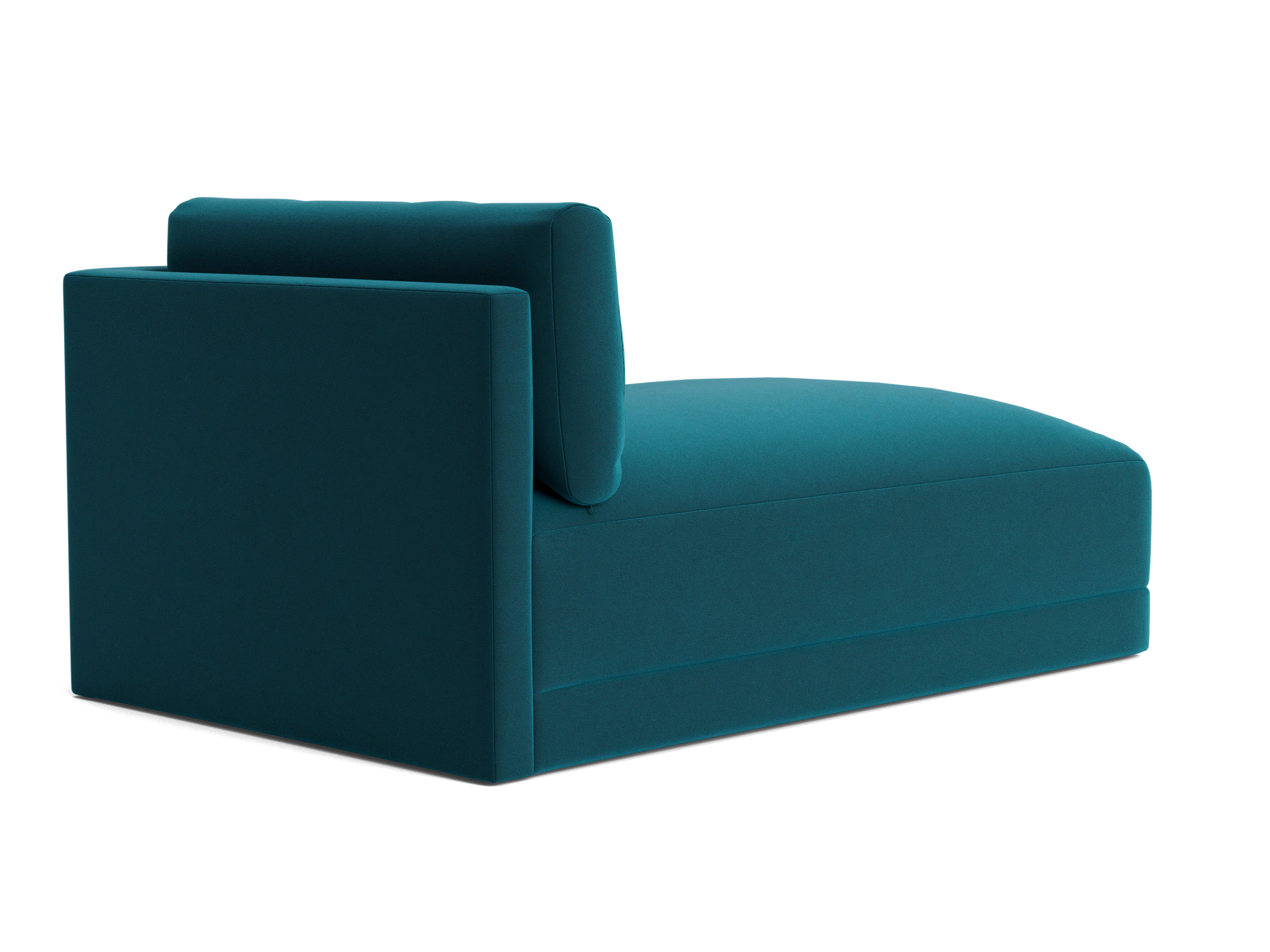 maurice single arm chaise royale peacock