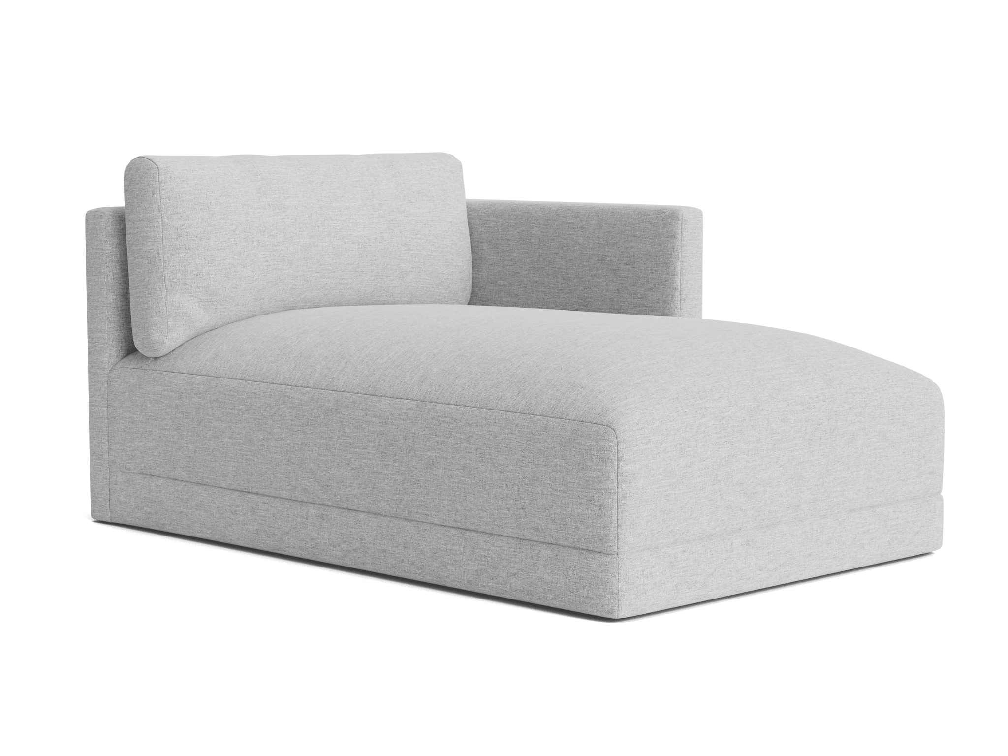 maurice single arm chaise milo dove
