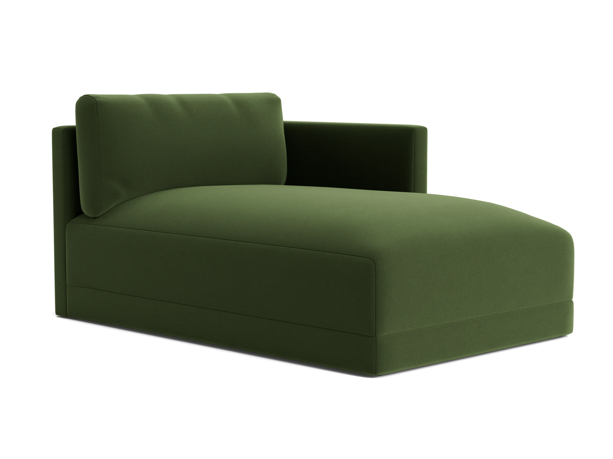 maurice single arm chaise royale forest