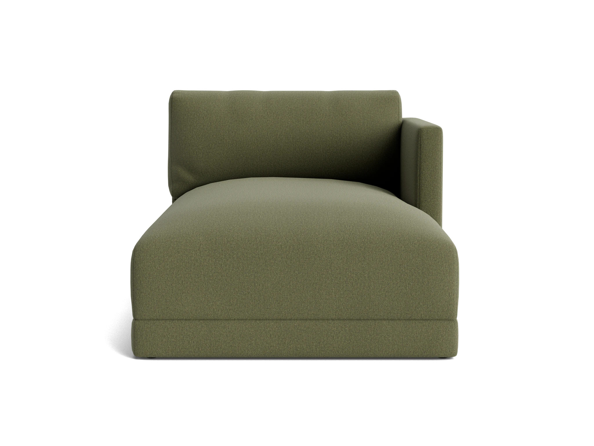 maurice single arm chaise faithful olive