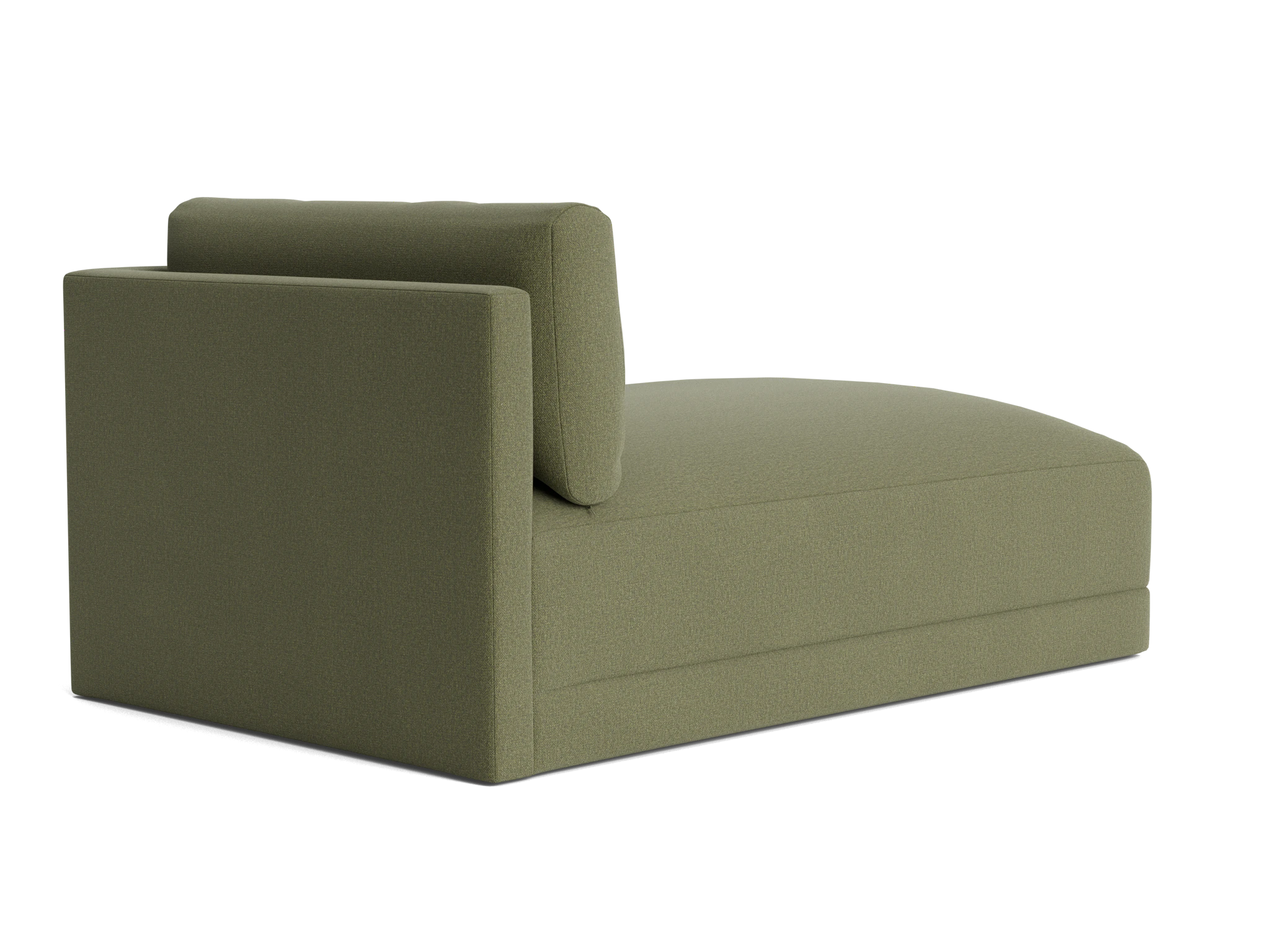 maurice single arm chaise faithful olive
