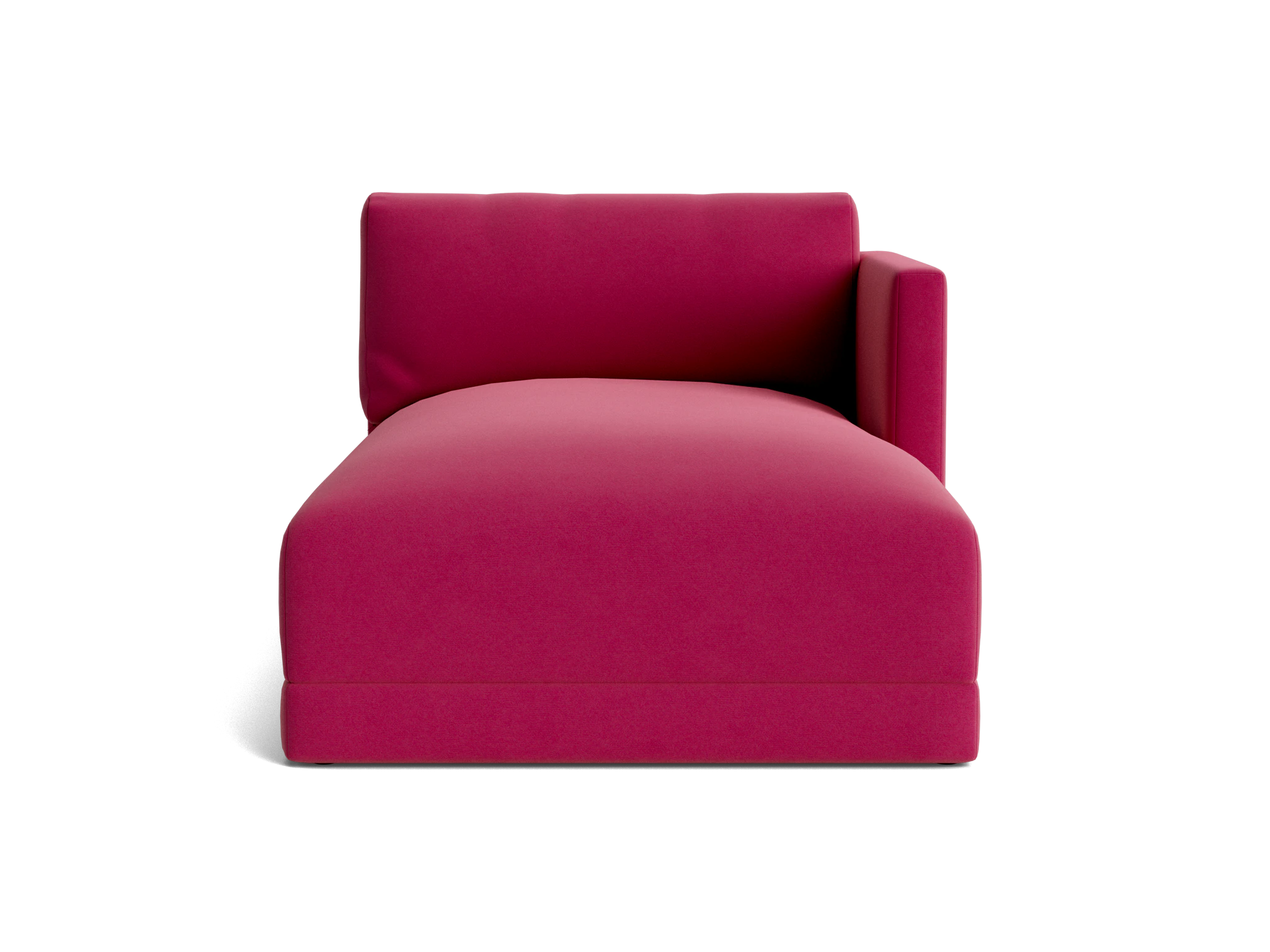 maurice single arm chaise royale berry