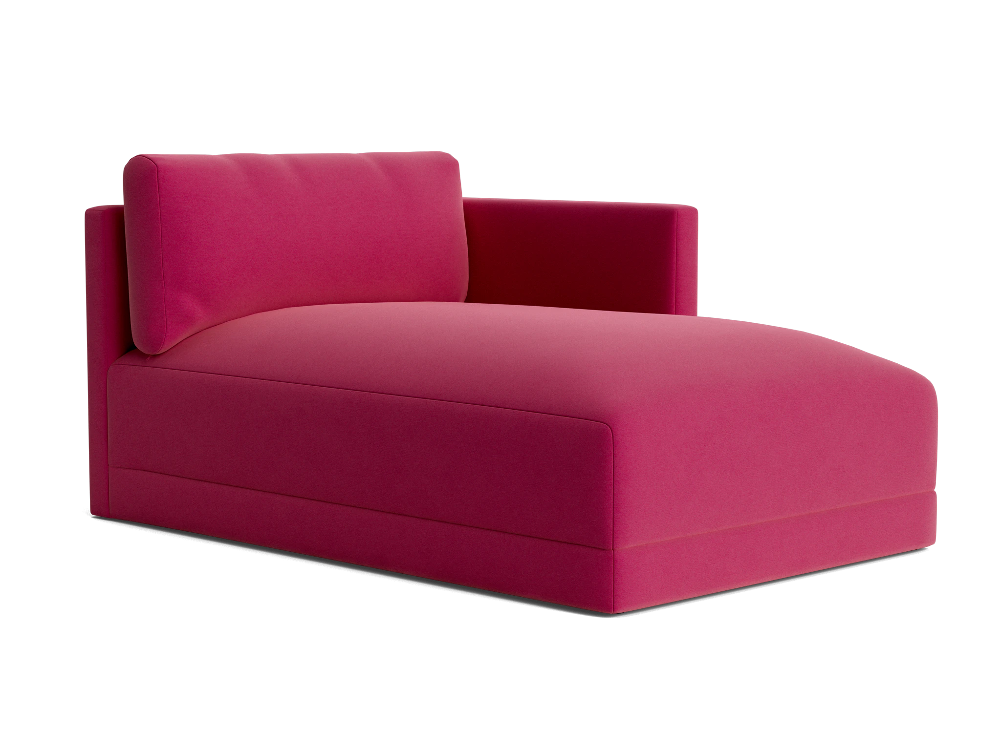 maurice single arm chaise royale berry