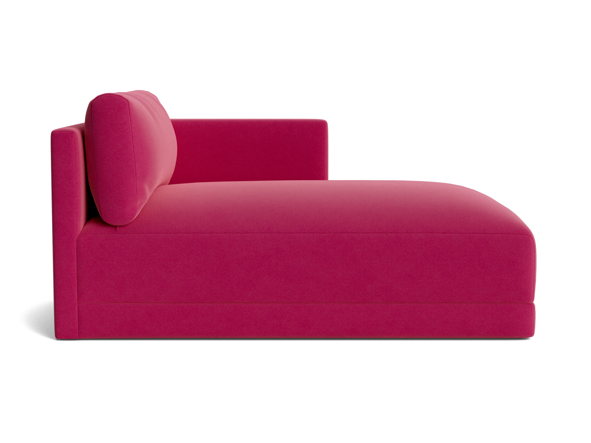 maurice single arm chaise royale berry