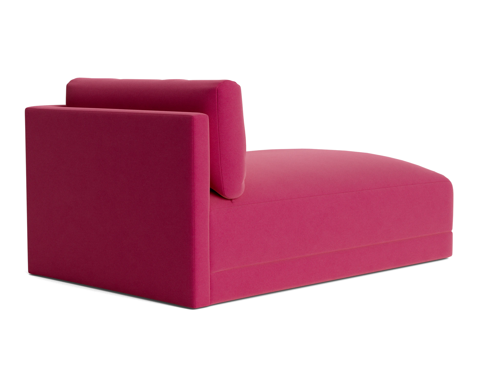 maurice single arm chaise royale berry
