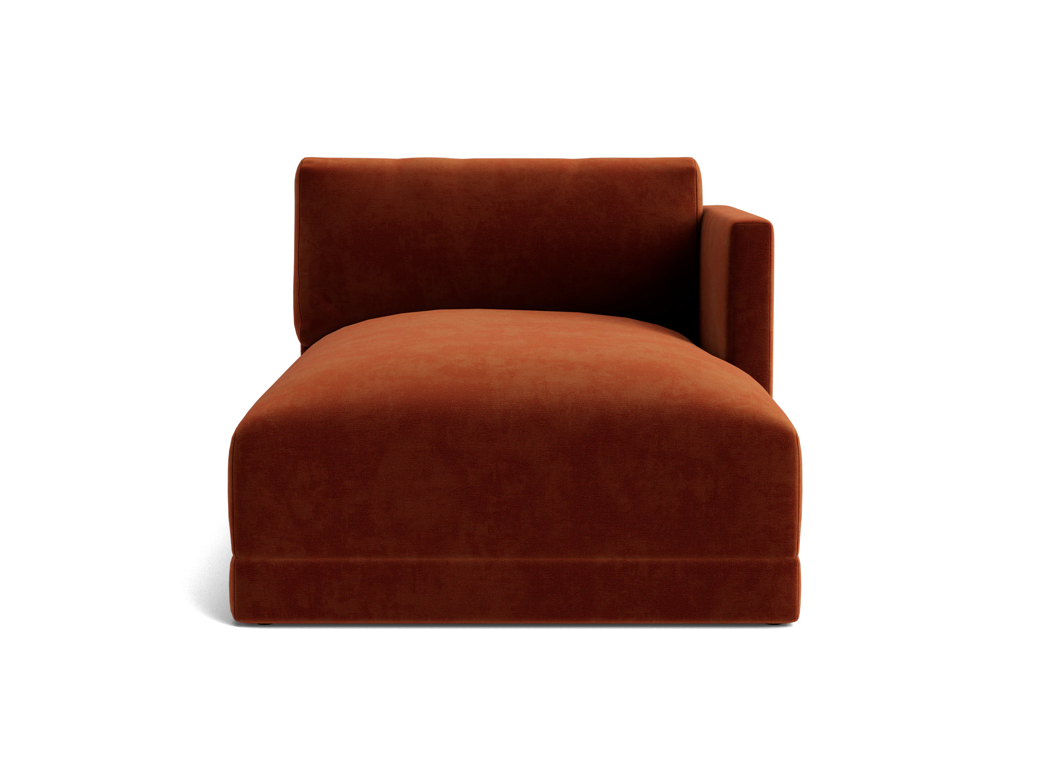 maurice single arm chaise harper cinnamon