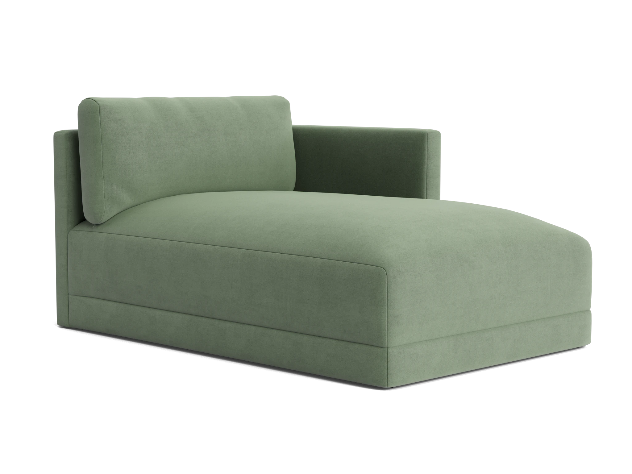 maurice single arm chaise royale sage