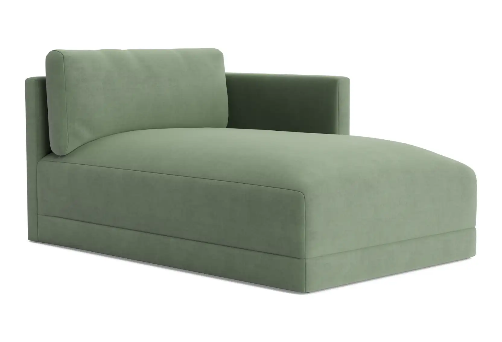 maurice single arm chaise royale sage