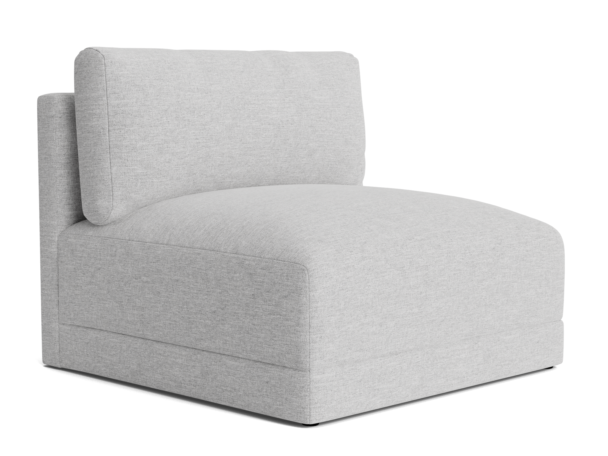 maurice armless chair milo dove