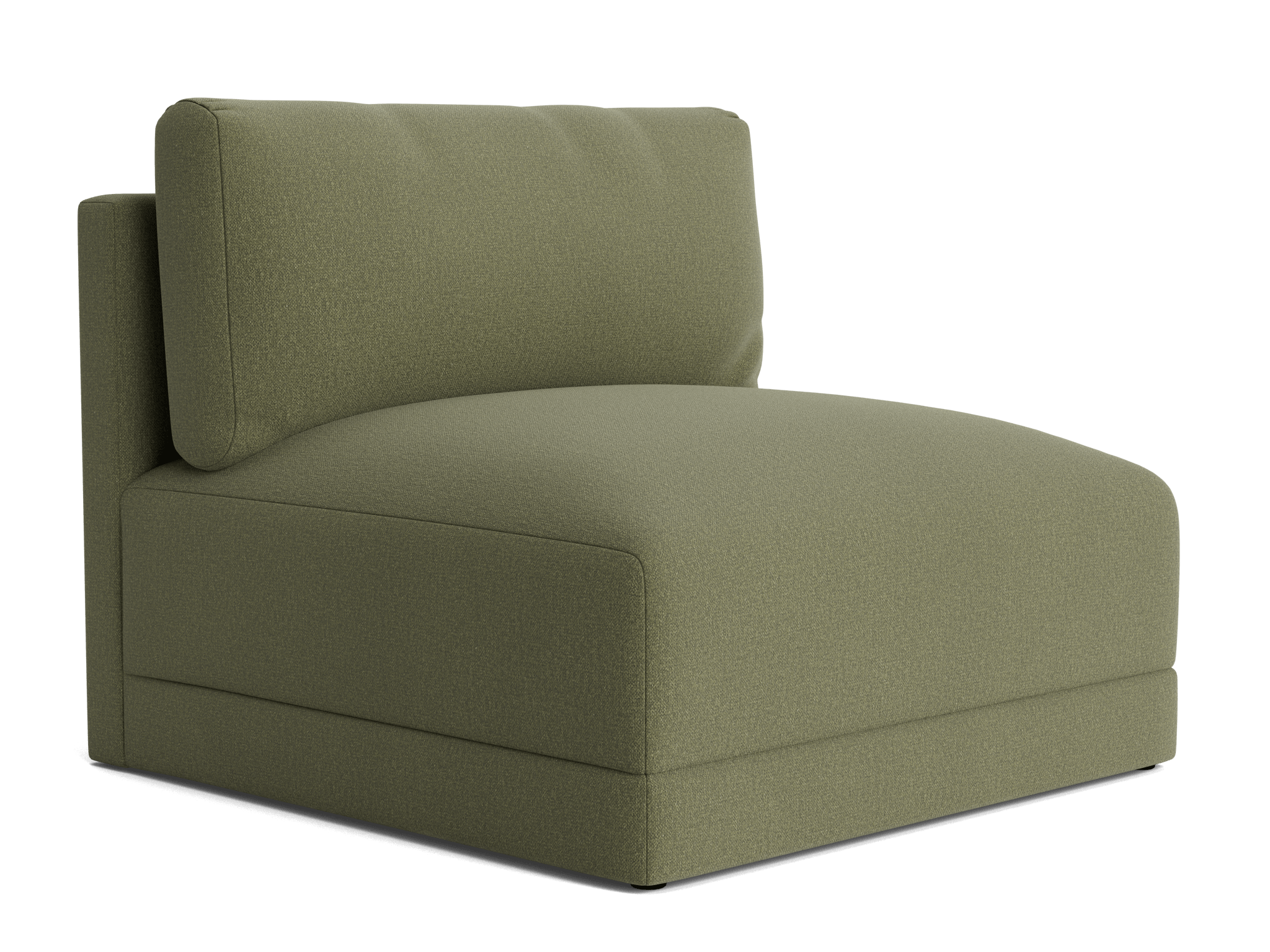 maurice armless chair faithful olive