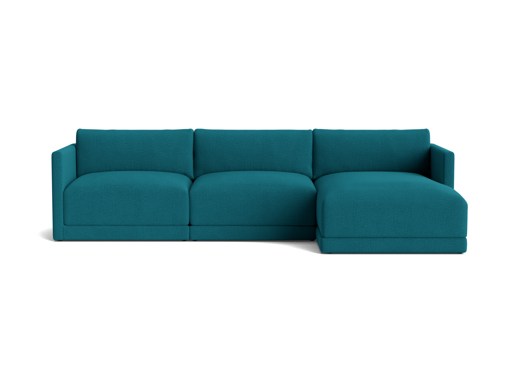 maurice modular chaise sectional key largo zenith teal