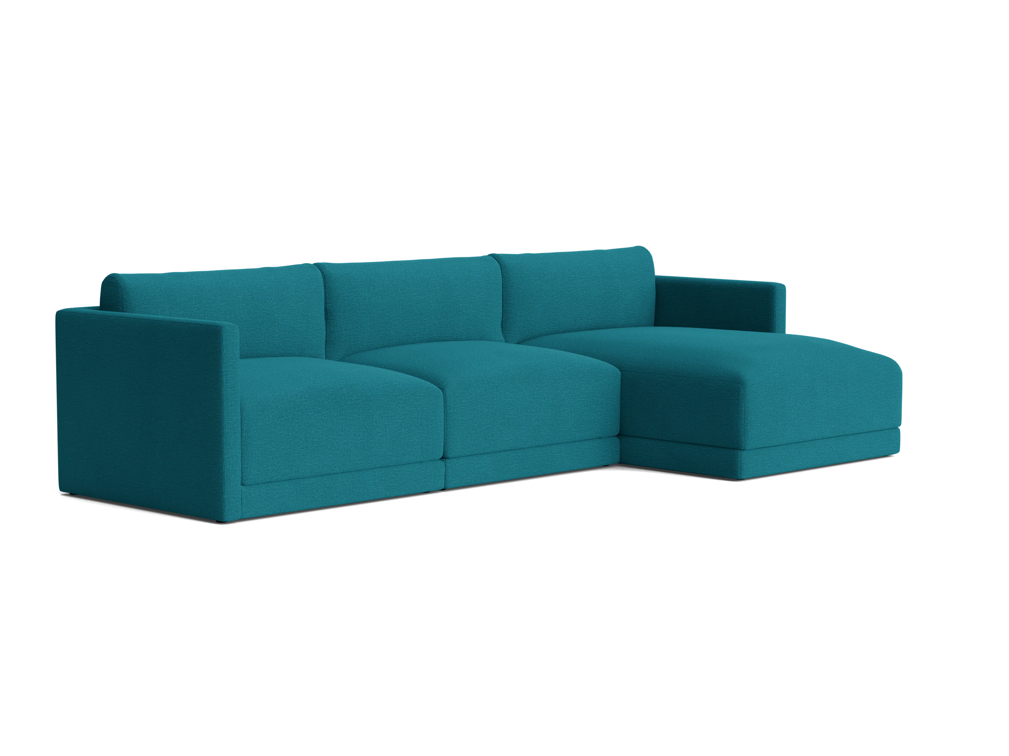 maurice modular chaise sectional key largo zenith teal