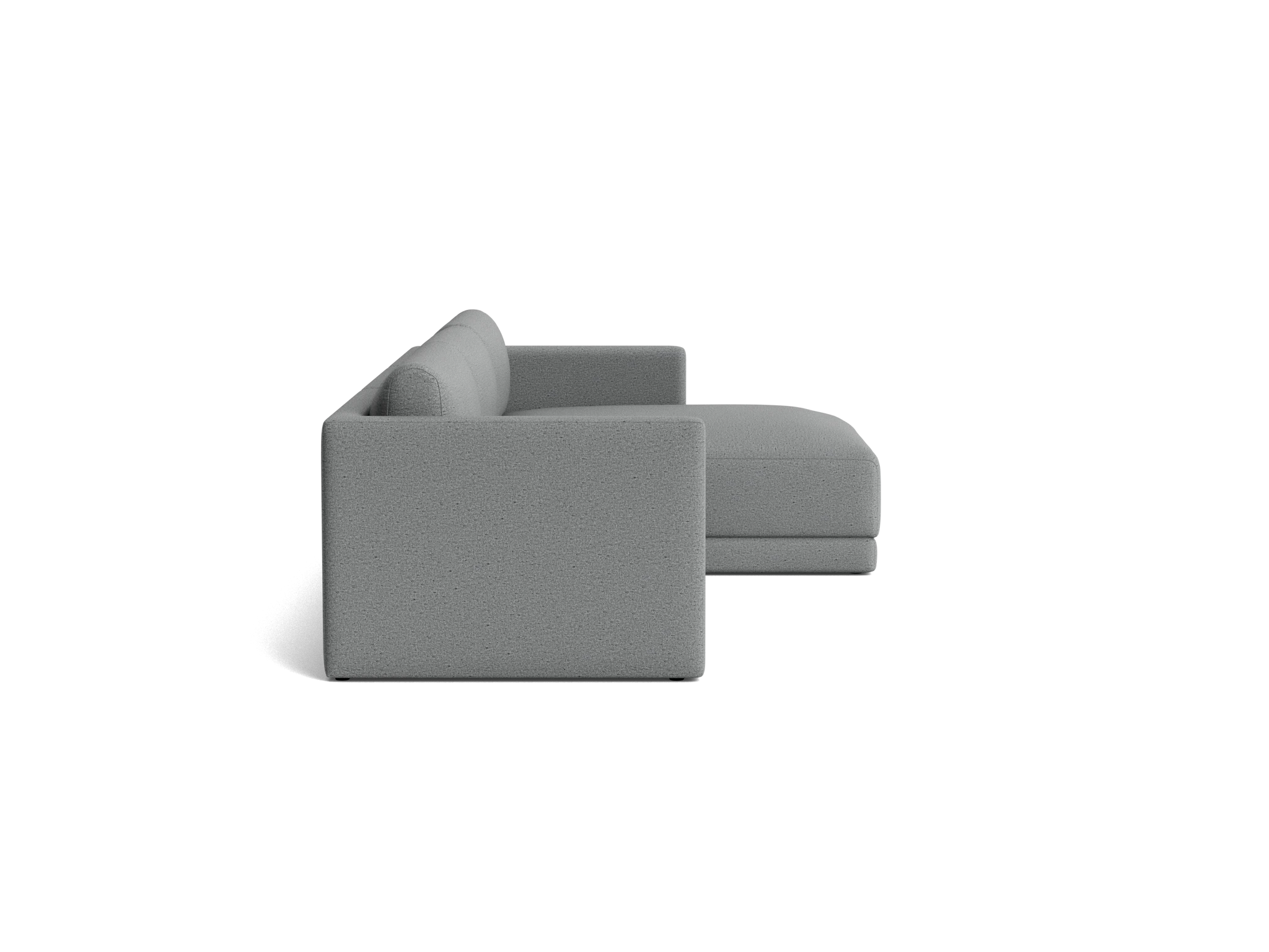 maurice modular chaise sectional essence ash