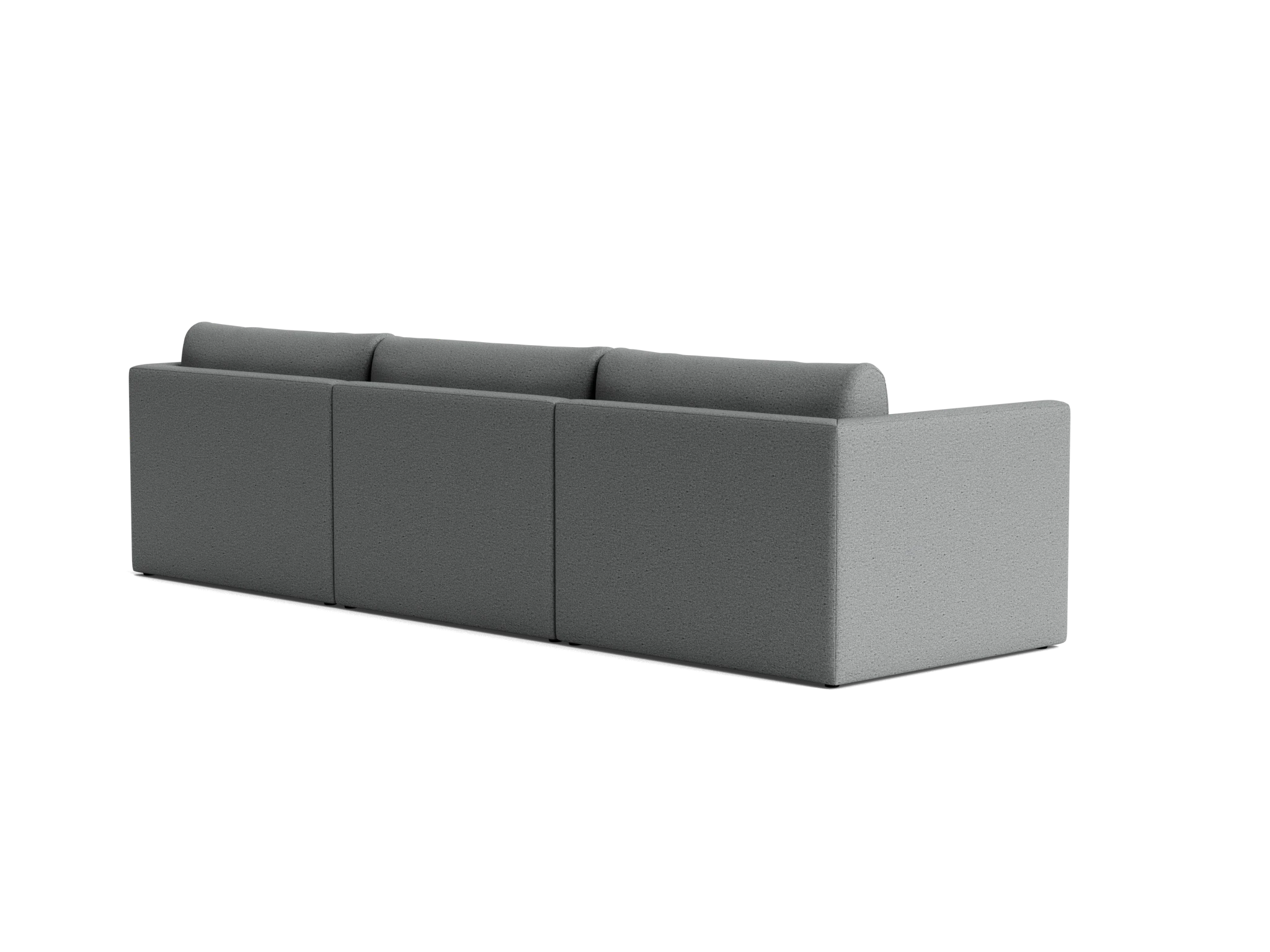 maurice modular chaise sectional essence ash