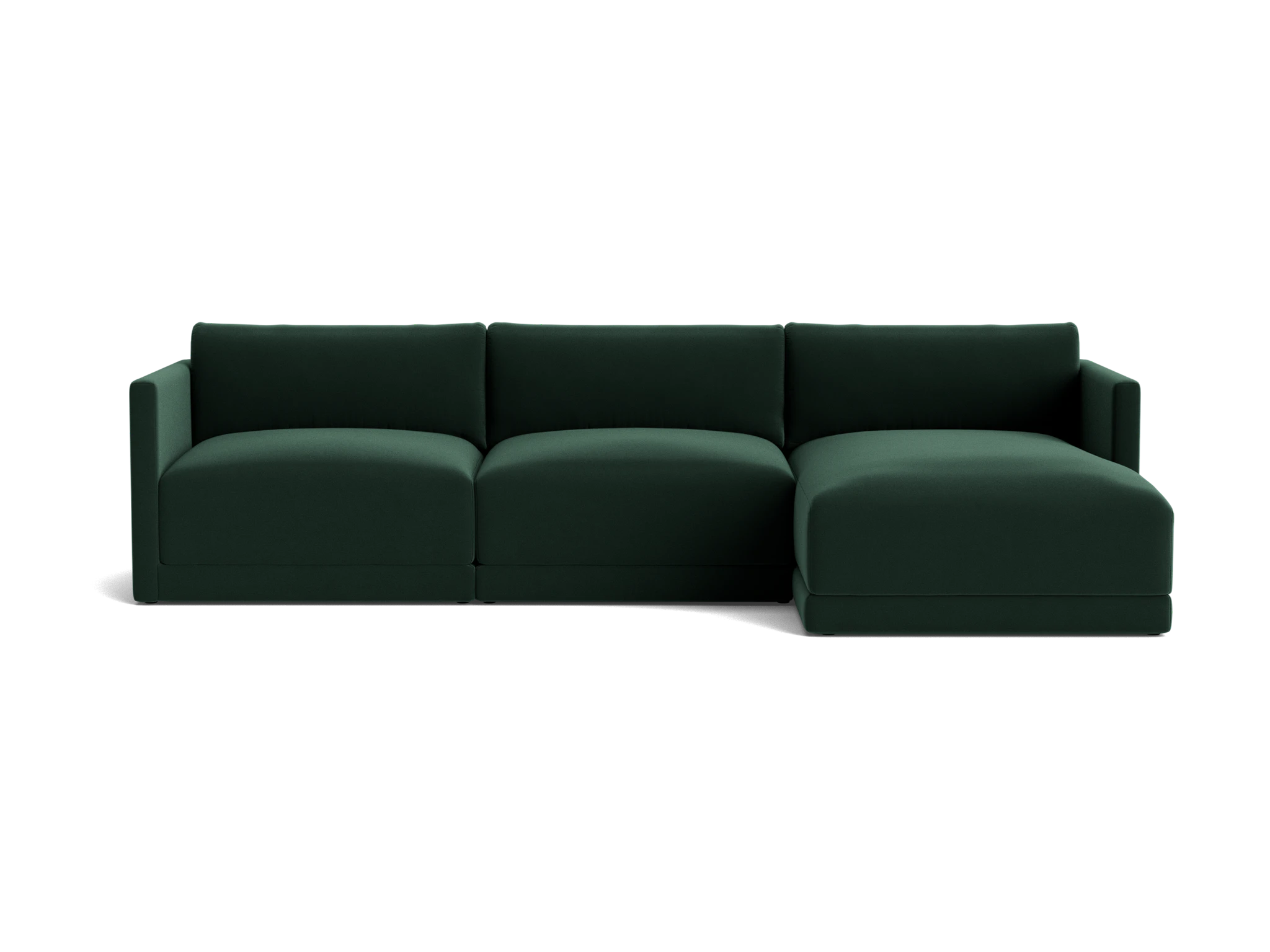 maurice modular chaise sectional royale evergreen