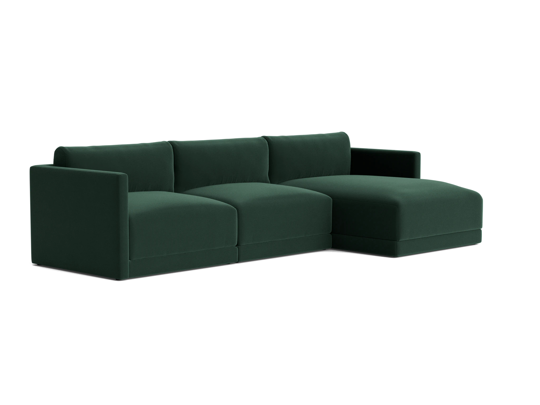 maurice modular chaise sectional royale evergreen