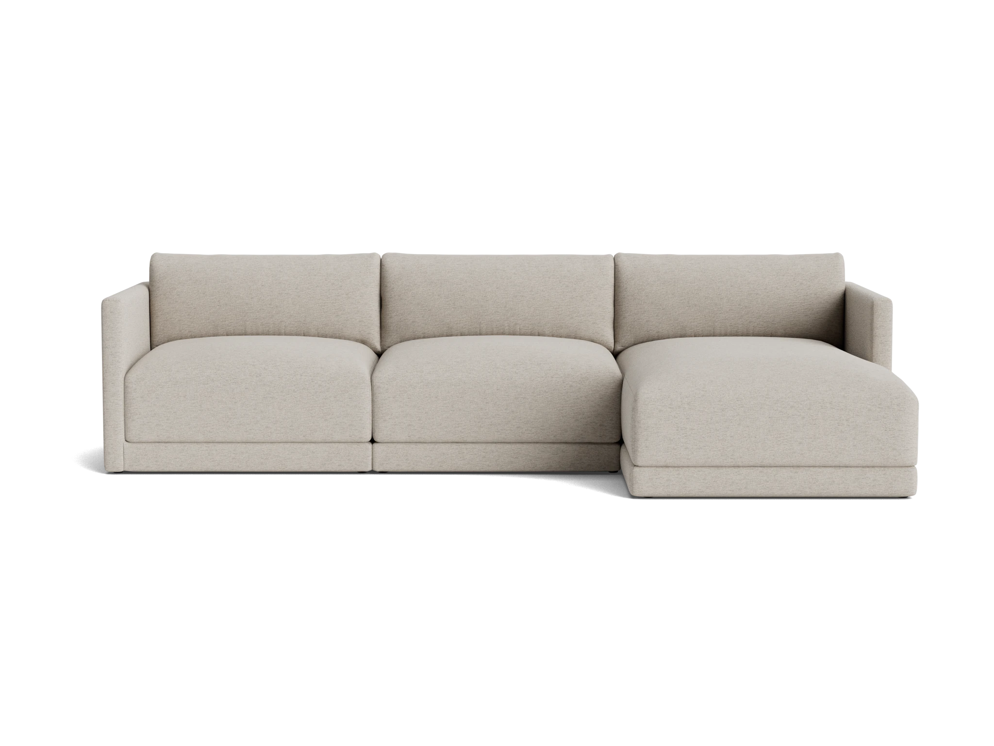 maurice modular chaise sectional merit dove