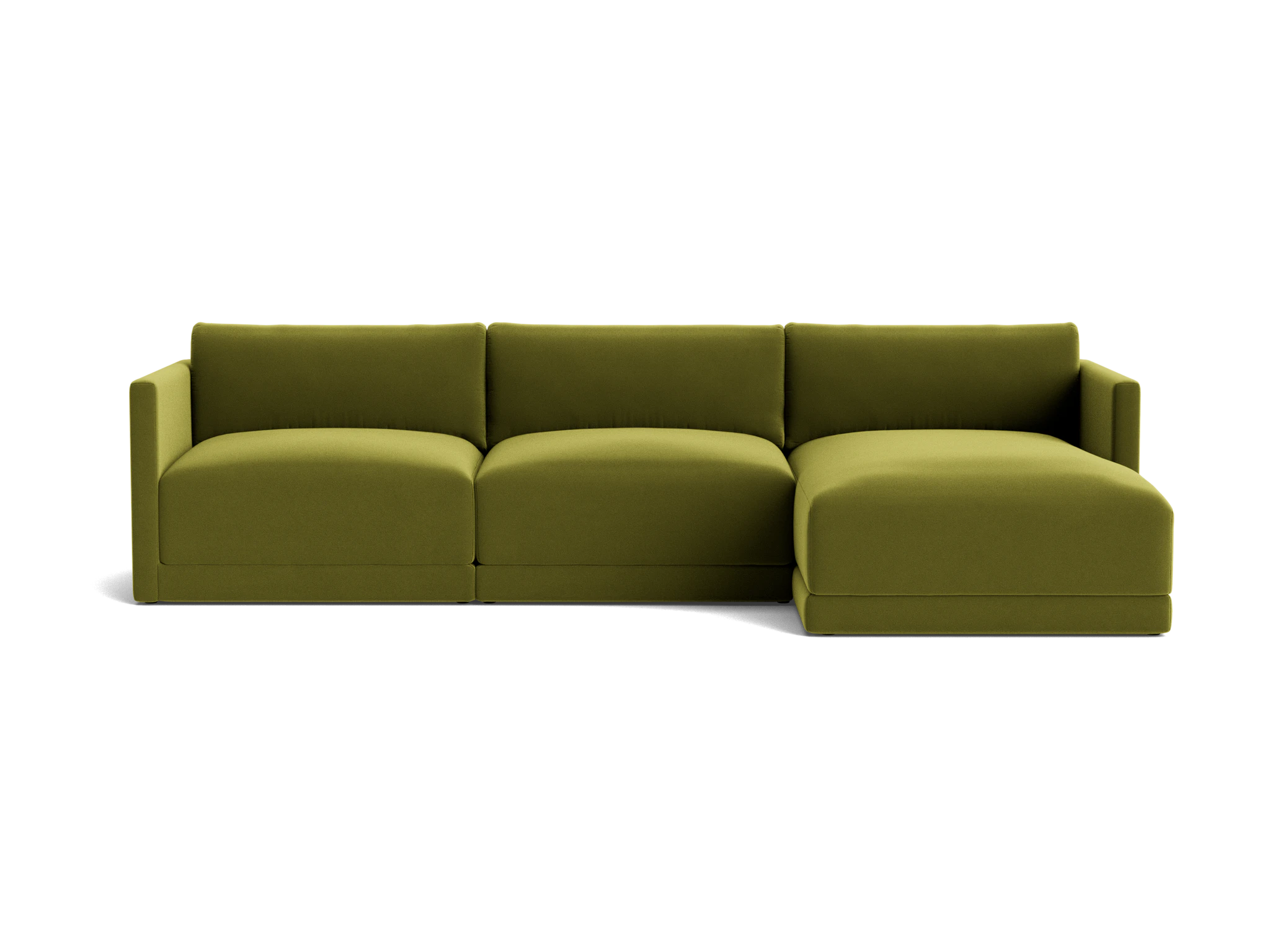 maurice modular chaise sectional royale apple