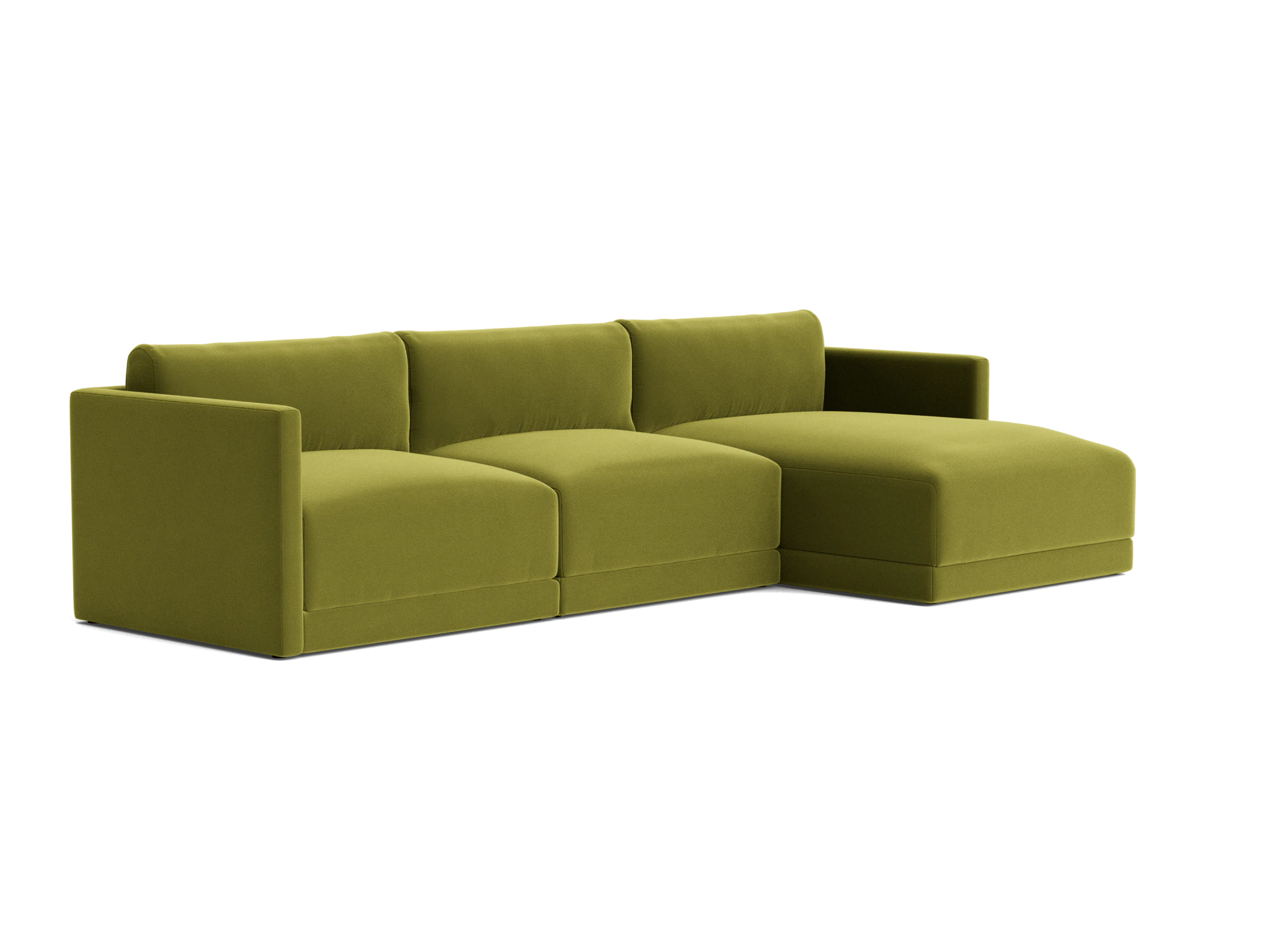 maurice modular chaise sectional royale apple