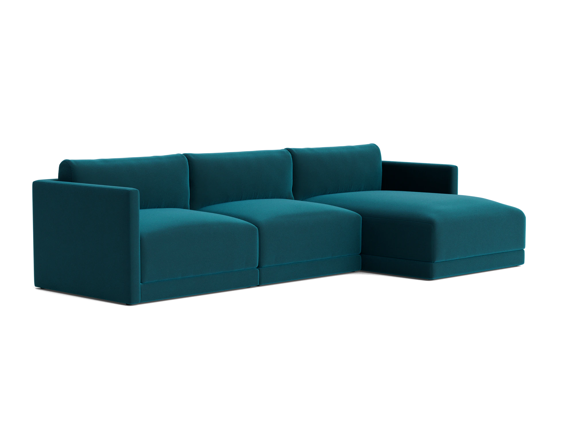 maurice modular chaise sectional royale peacock